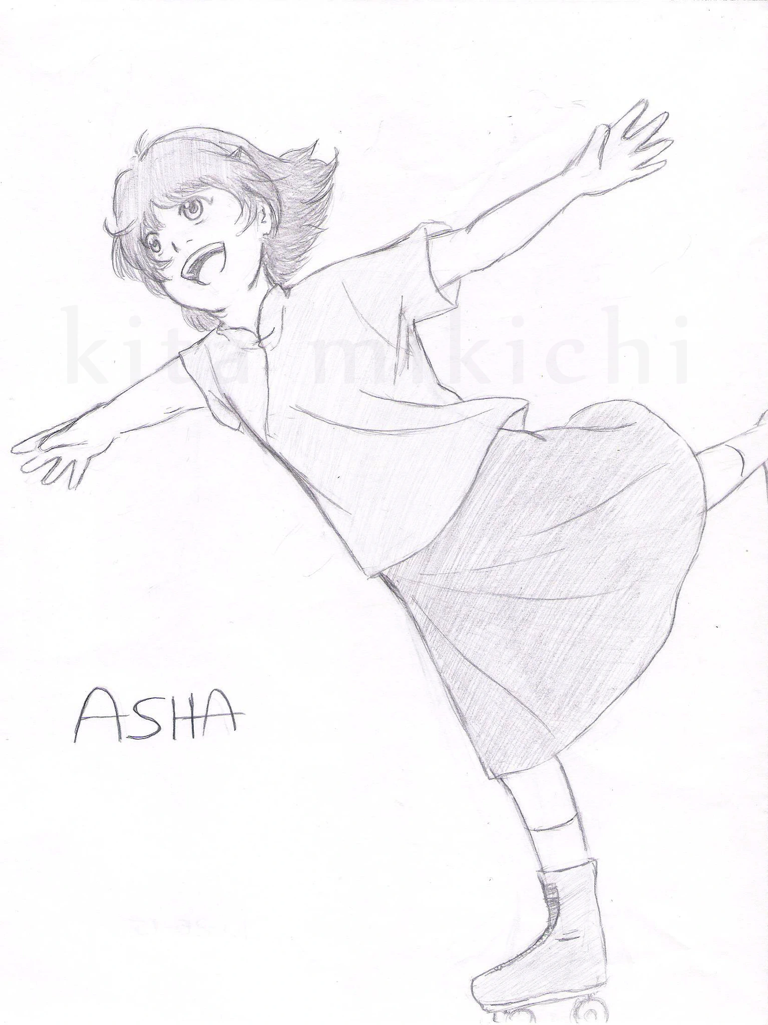 Asha character artwork