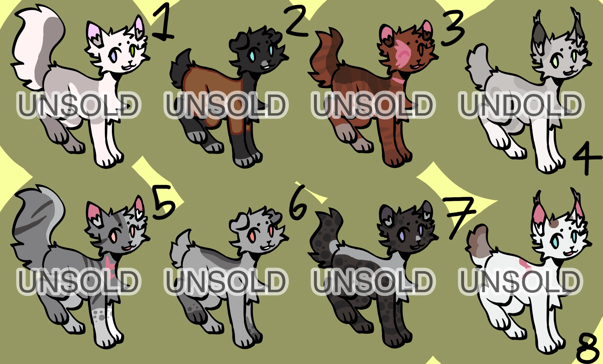 Adoptables character artwork