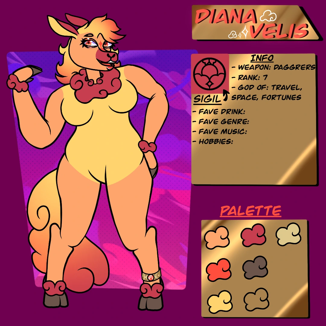 Diana Velis character artwork