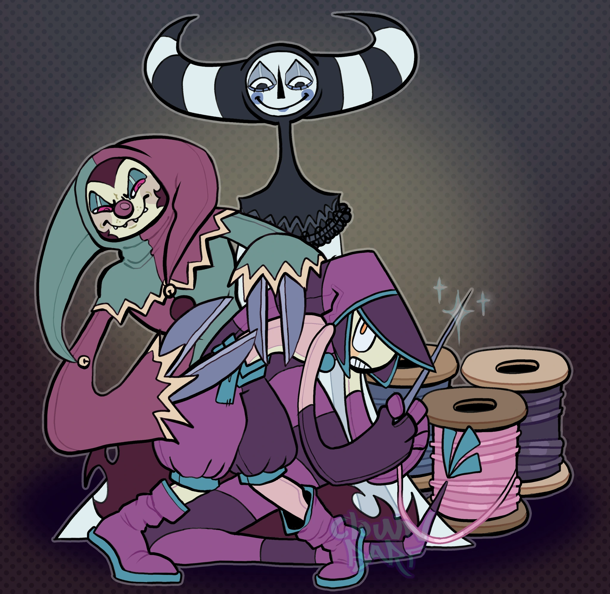 clowns character artwork