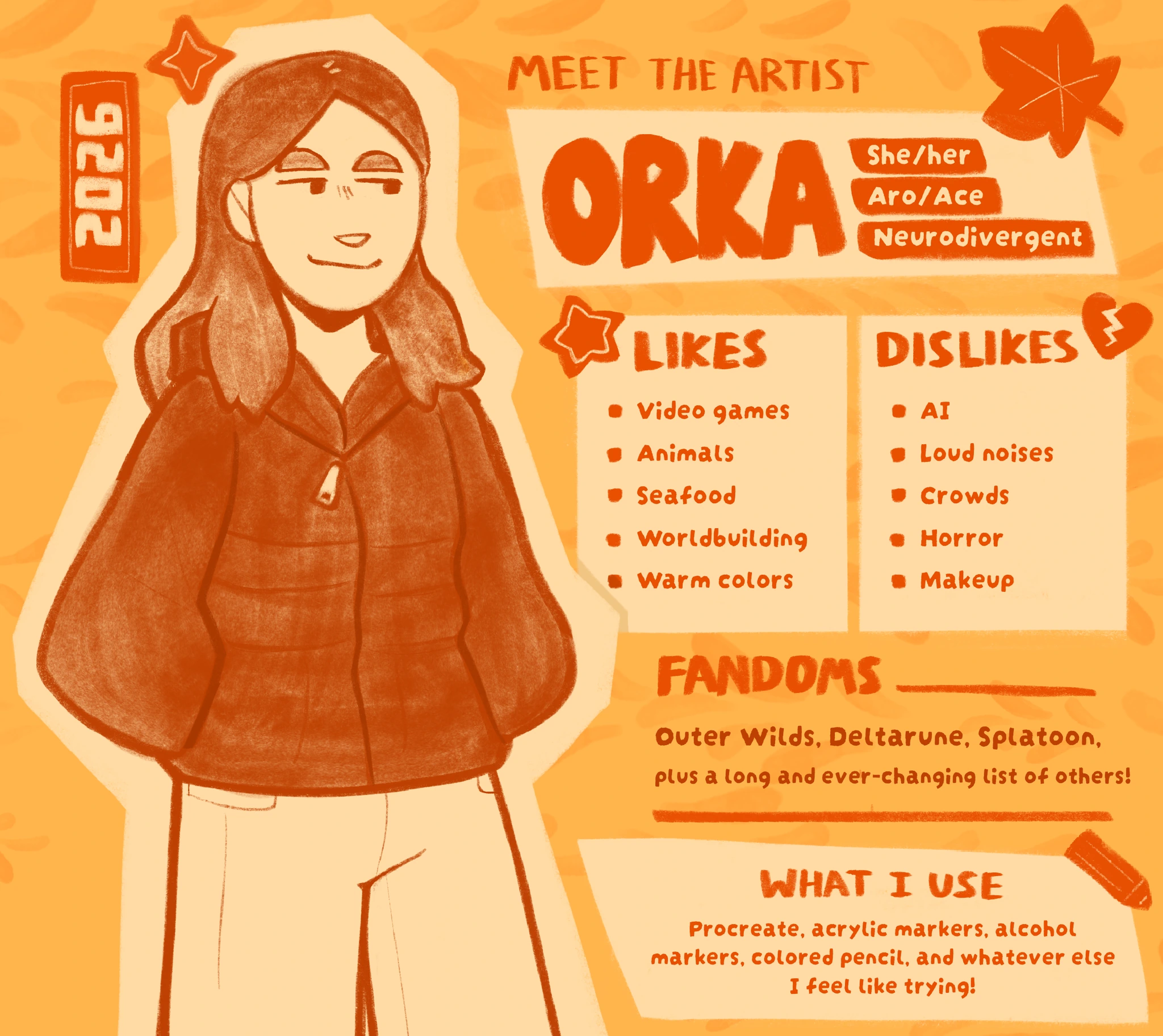 Meet the Artist and Q&A! character artwork