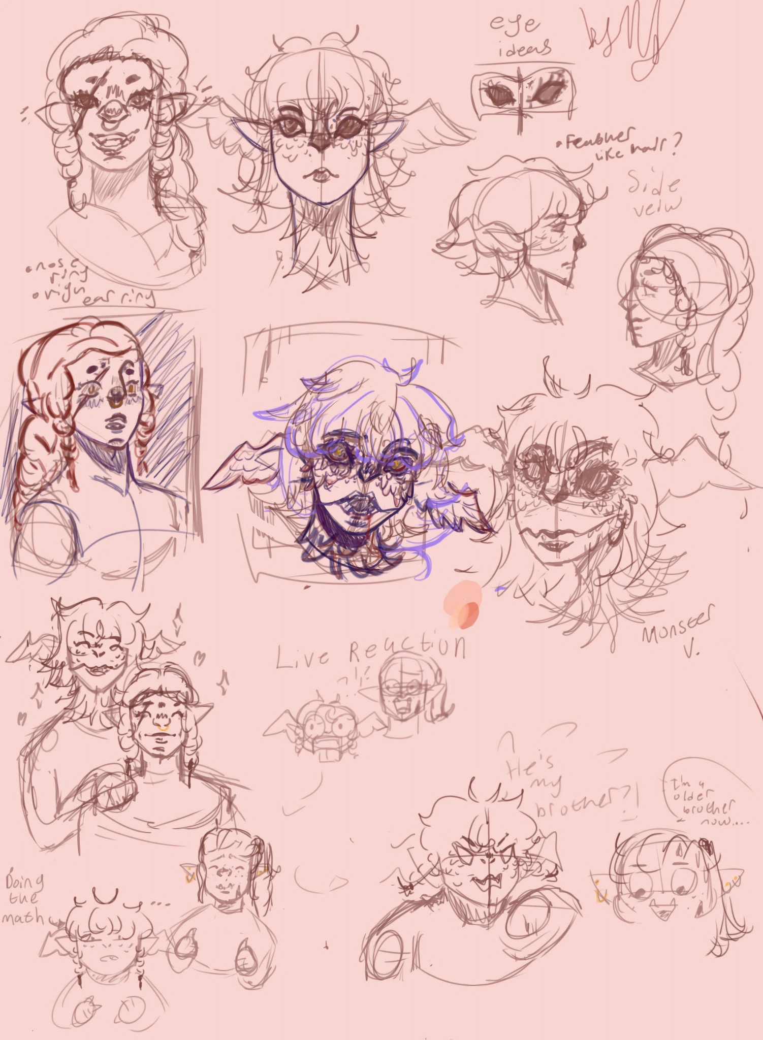 Eldolen and Tavs moms character artwork
