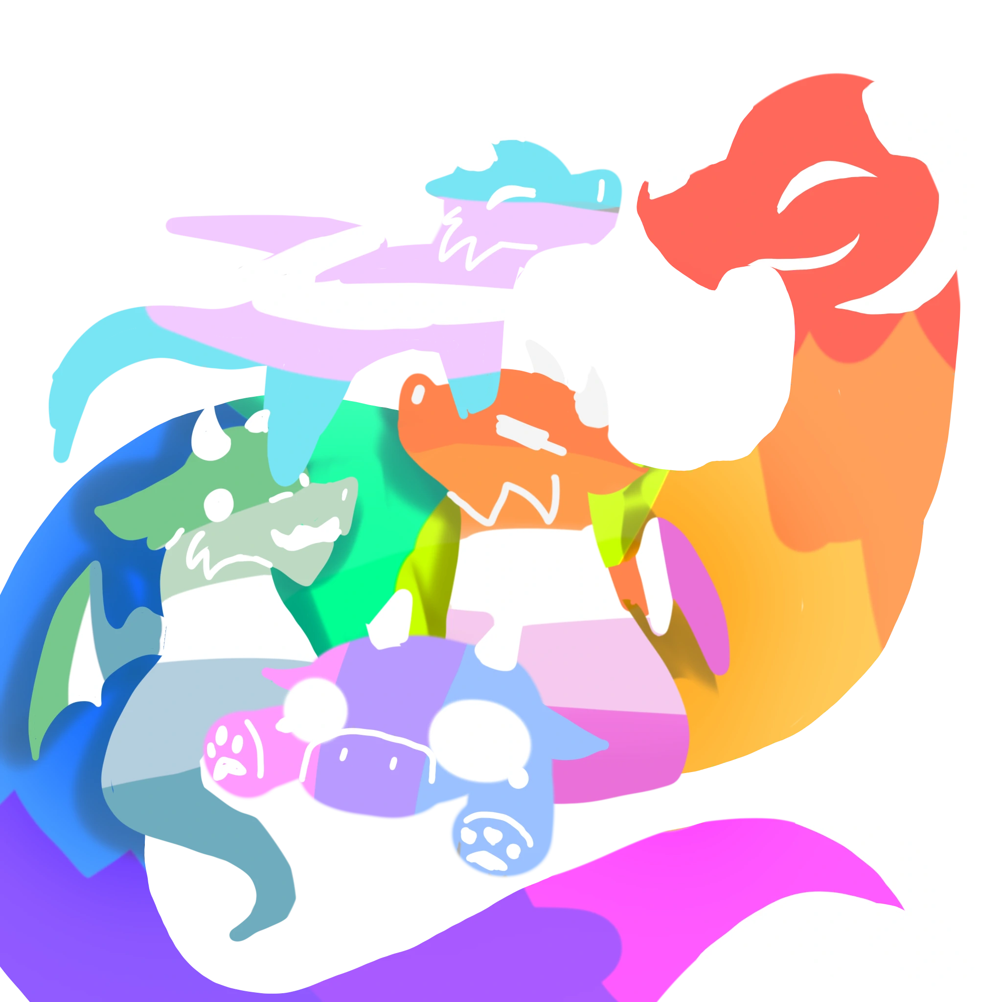 Queer Dragons character artwork