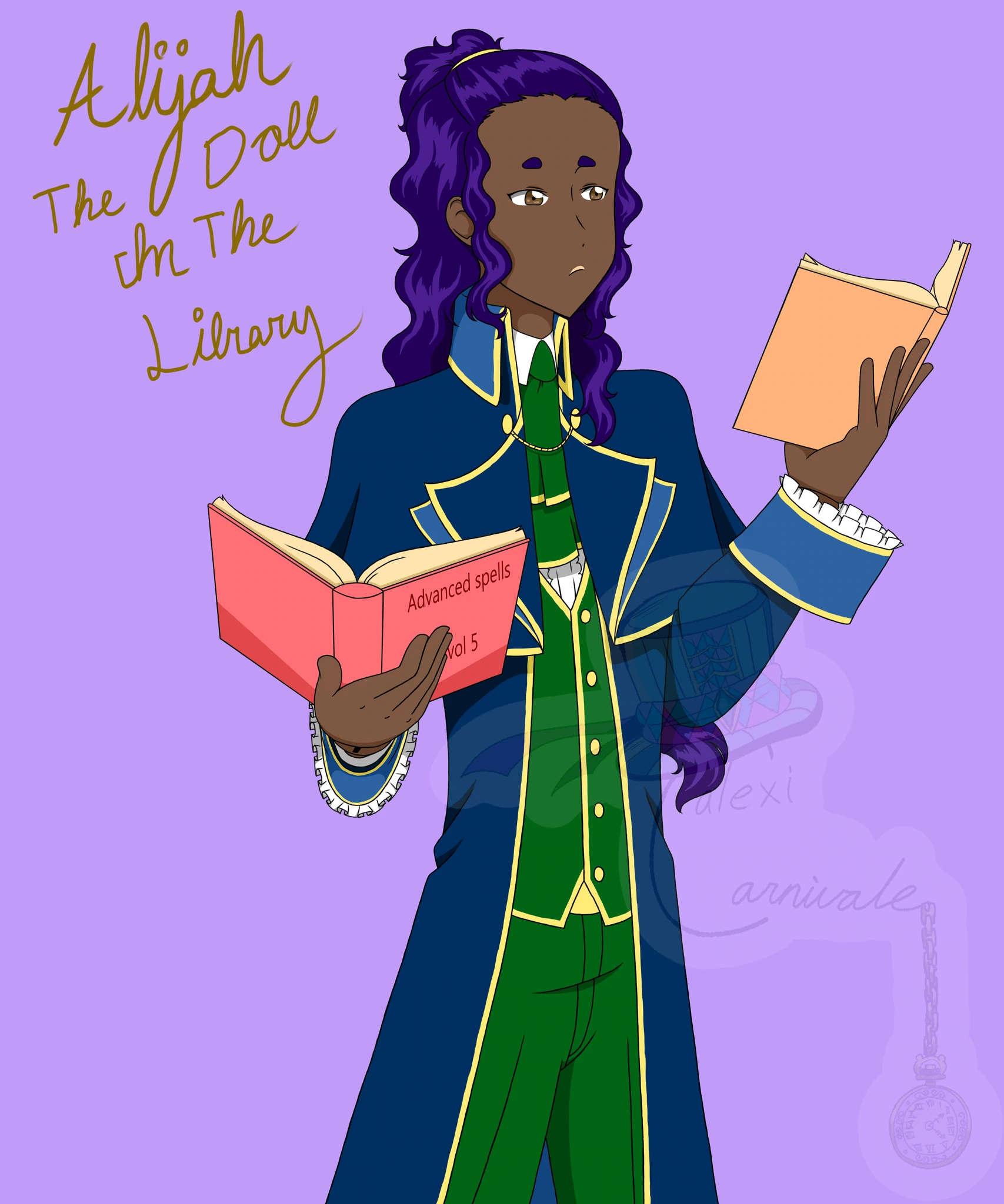 Alijah character artwork