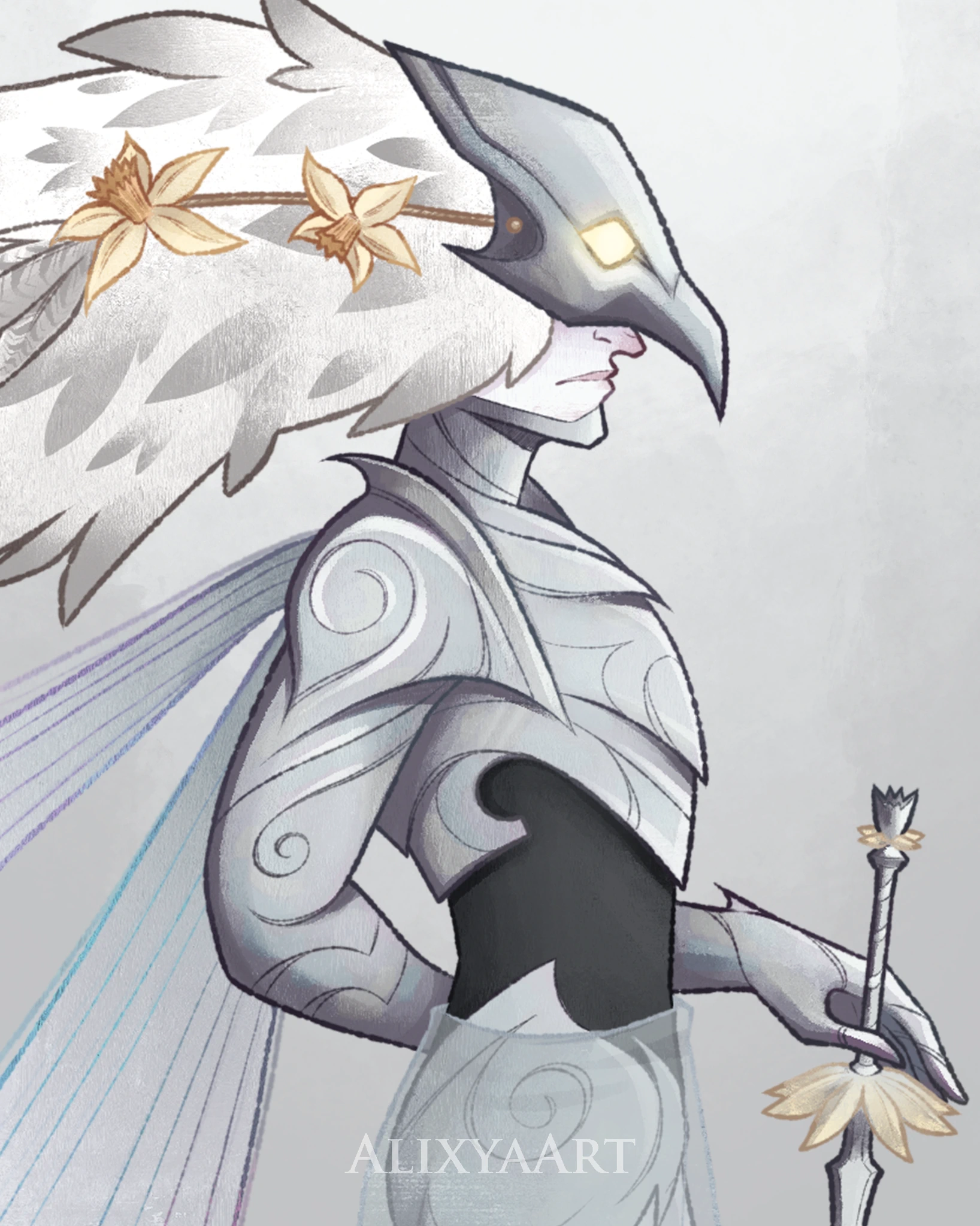 Alíthei the Truthsayer character artwork