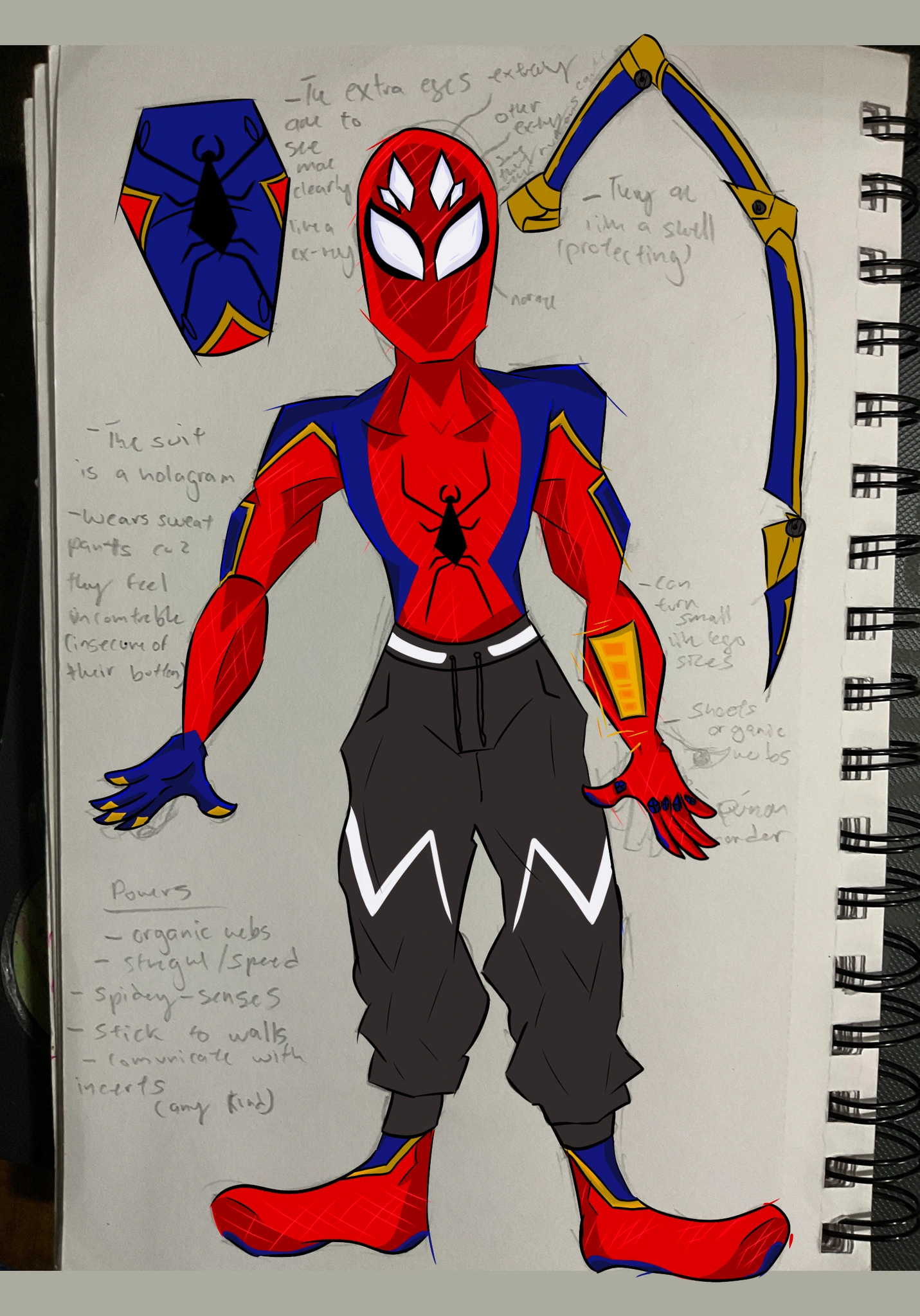 Spider character artwork