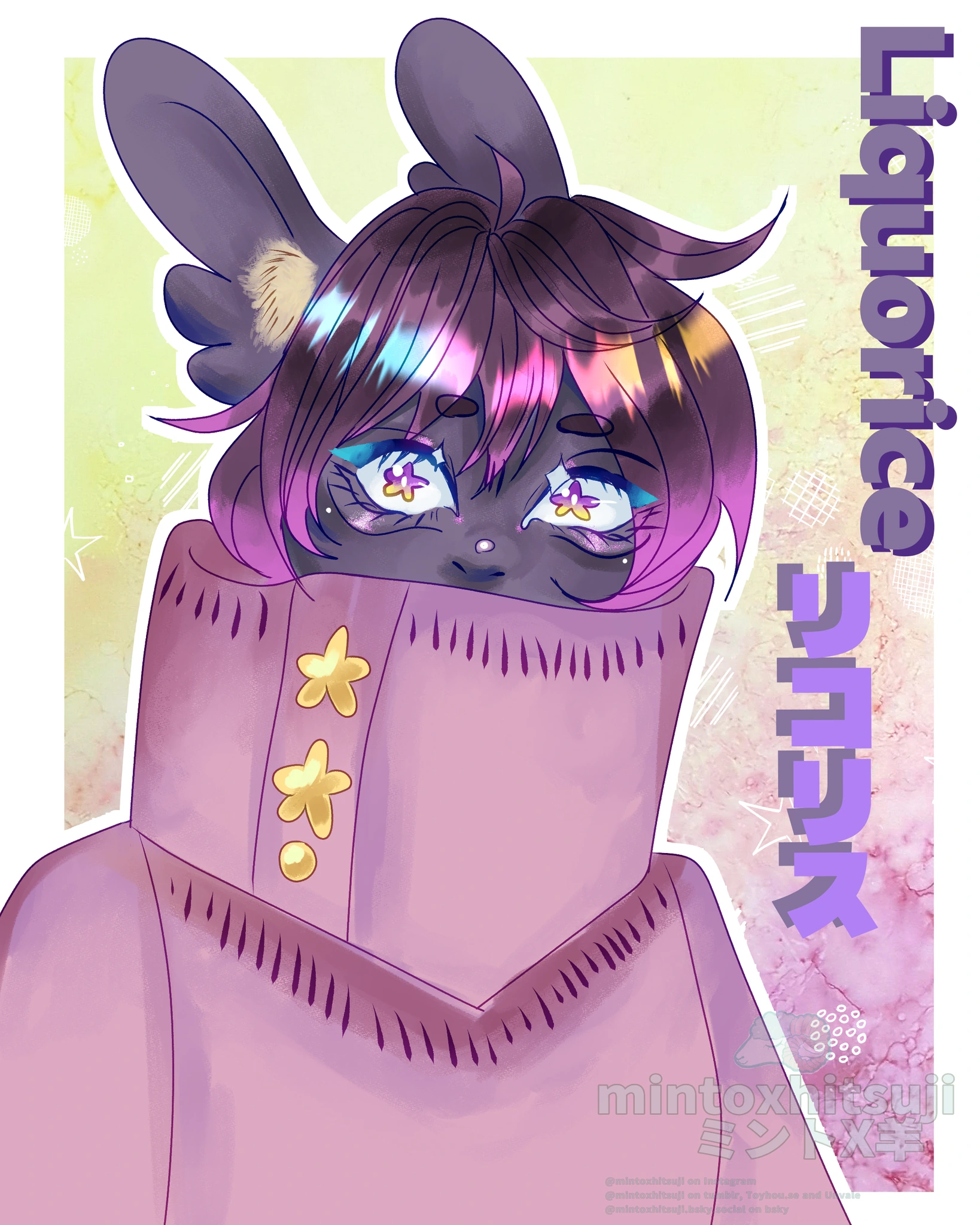 Liquorice character artwork
