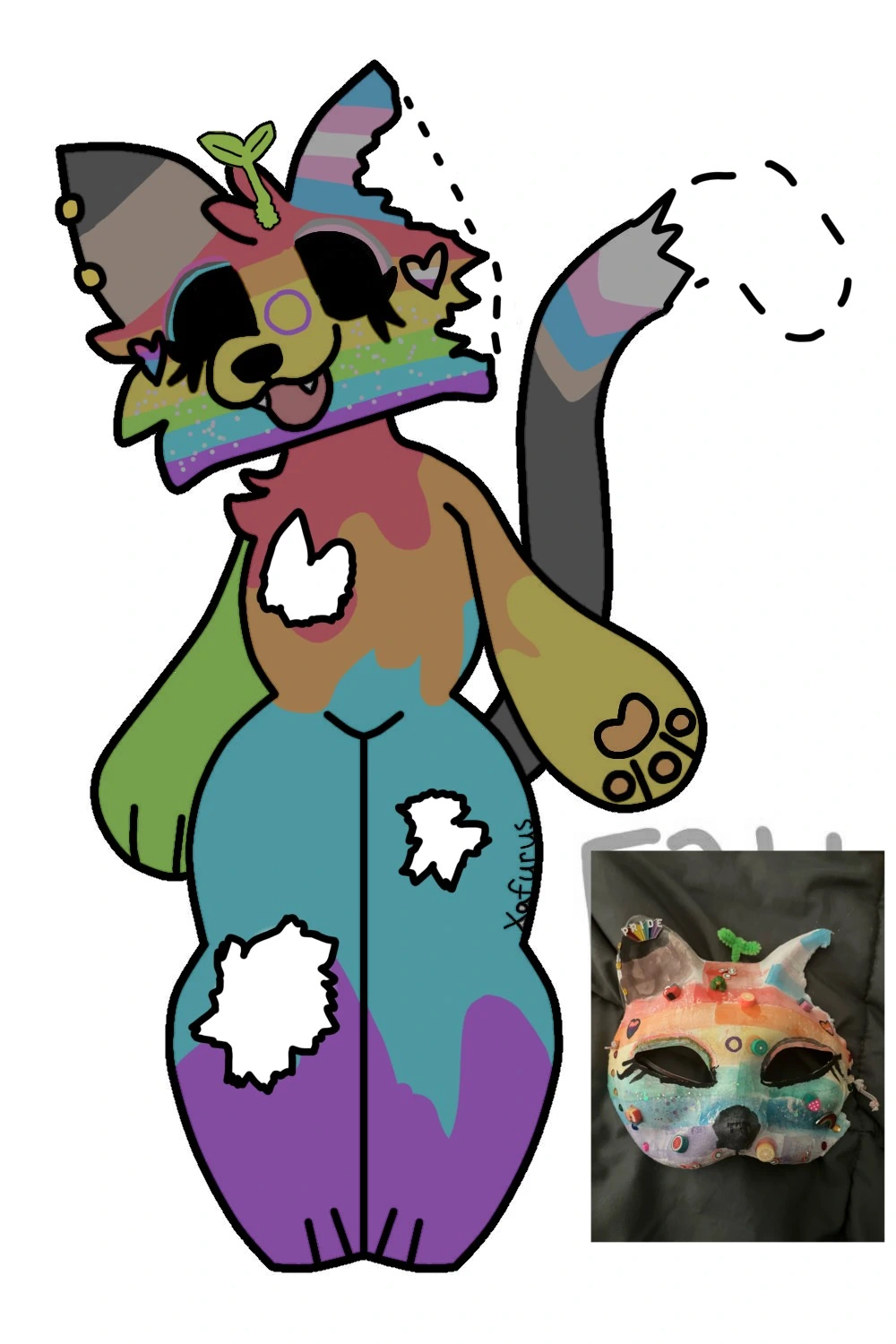 Pride Cat Adopts (adopted) character artwork