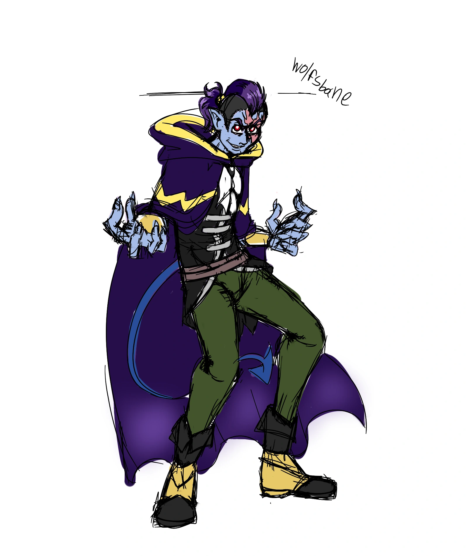 Wolfsbane character artwork