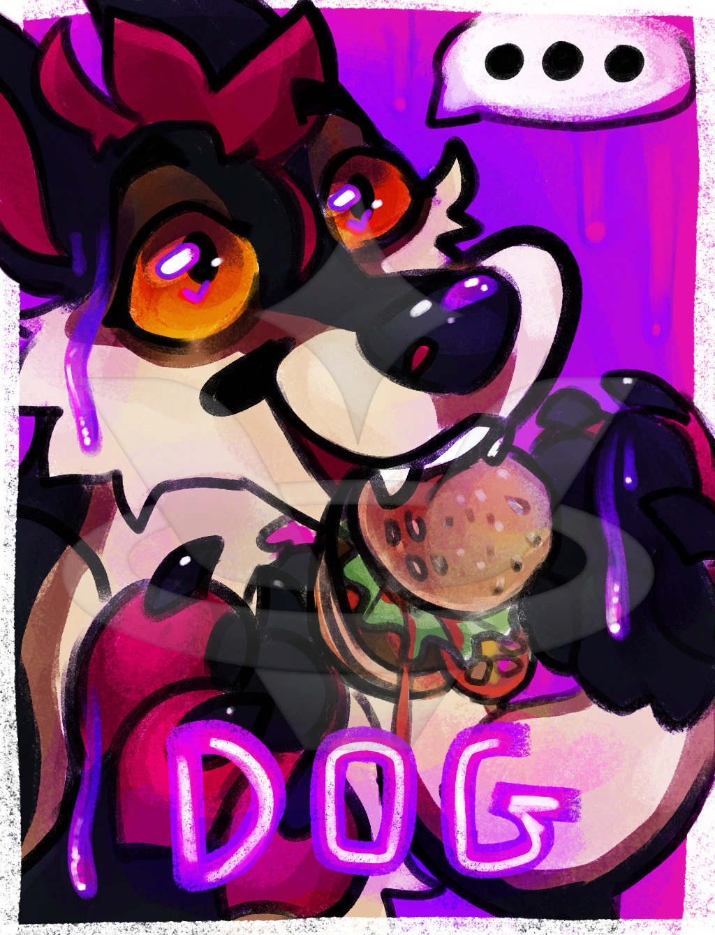 Dog character artwork