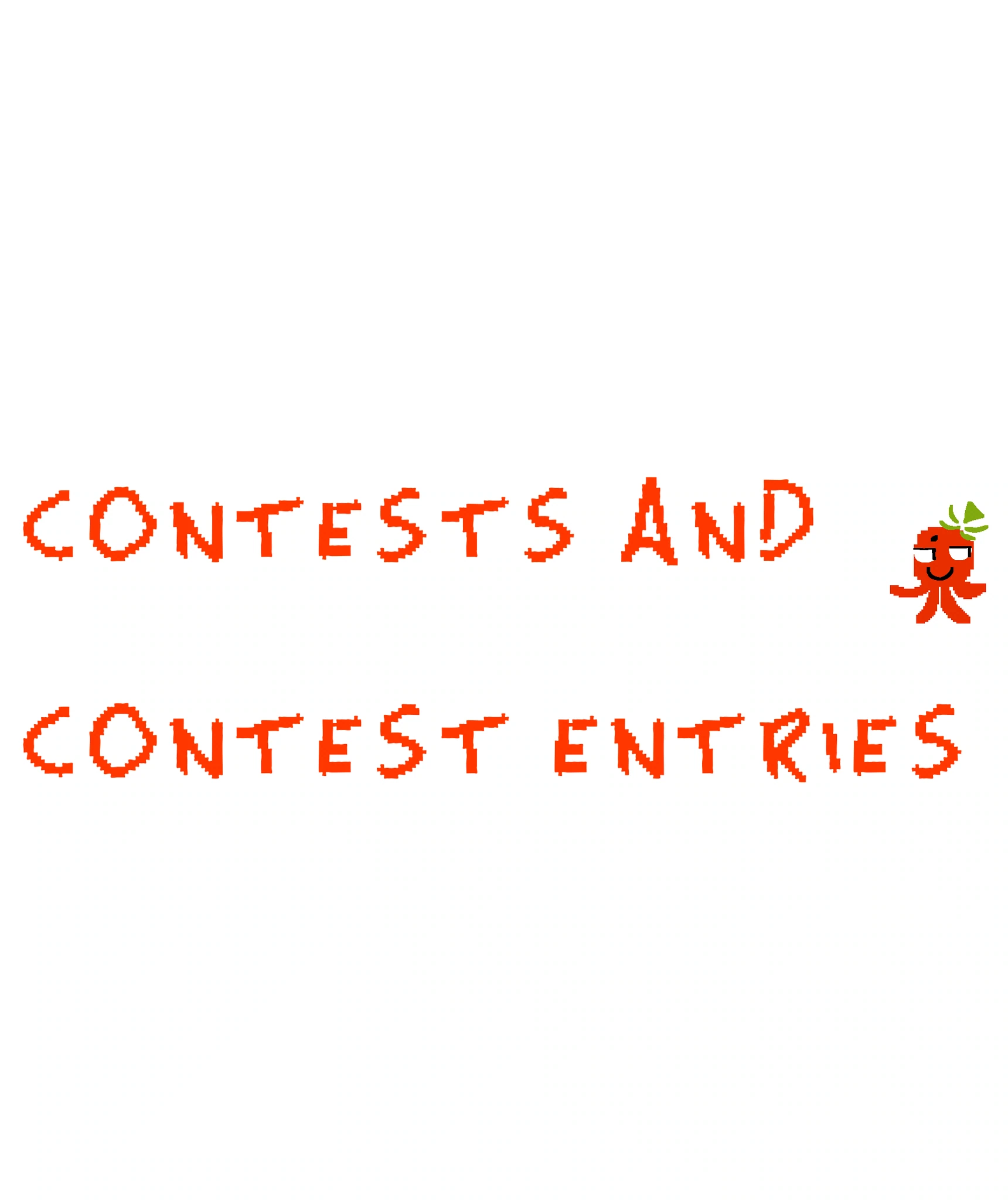 Contests And Contest Entries character artwork