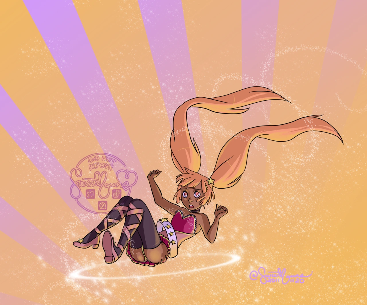 magical girls character artwork