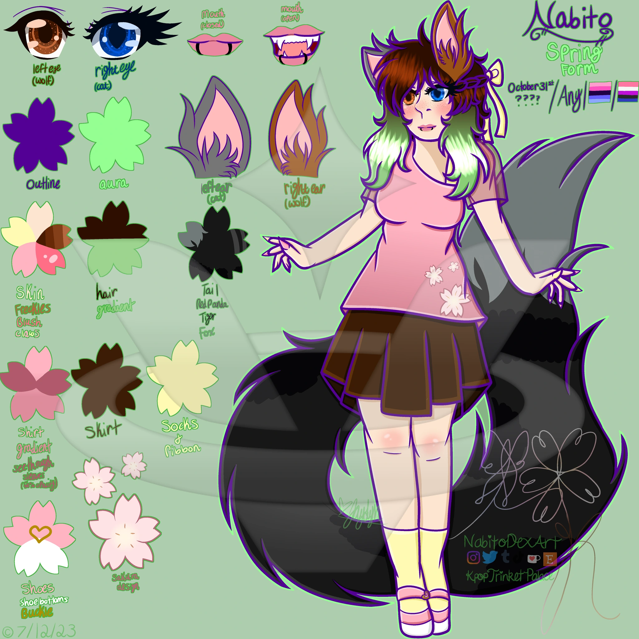 Gracie Ann "Nabito" Willows character artwork