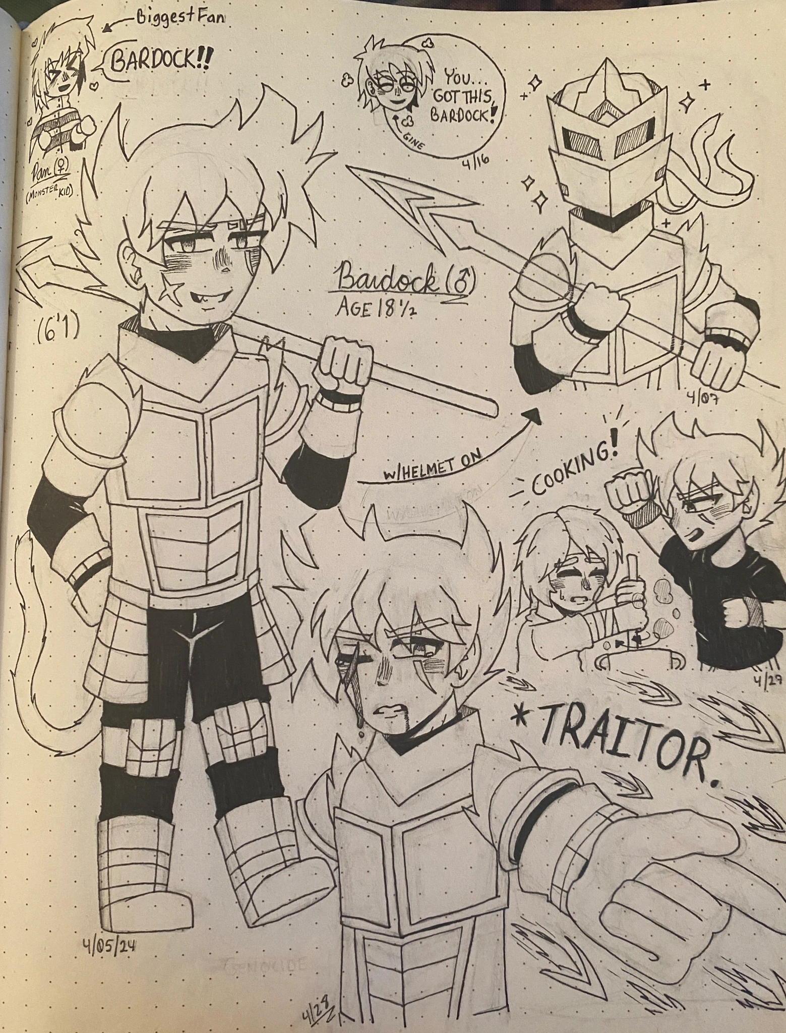 Bardock character artwork