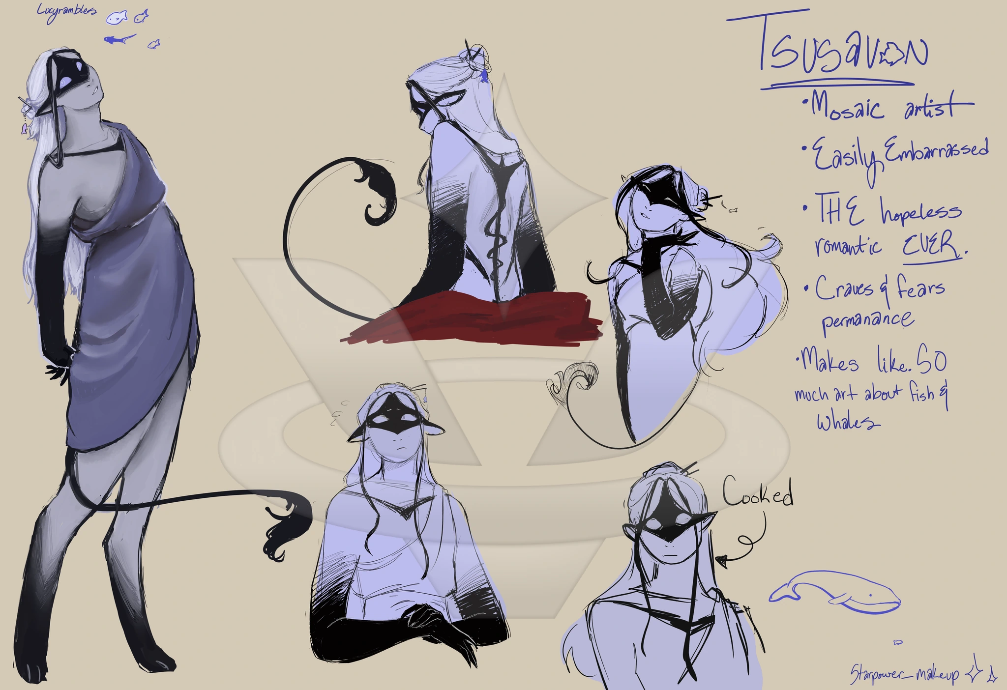 Tsusavon character artwork