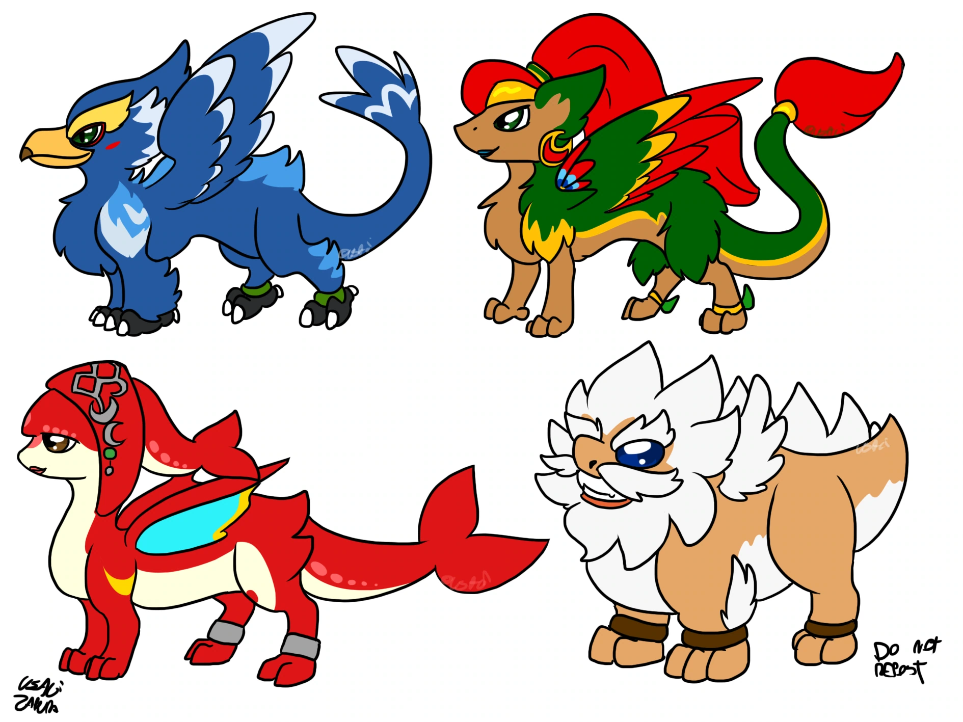Furrydragon redraws character artwork