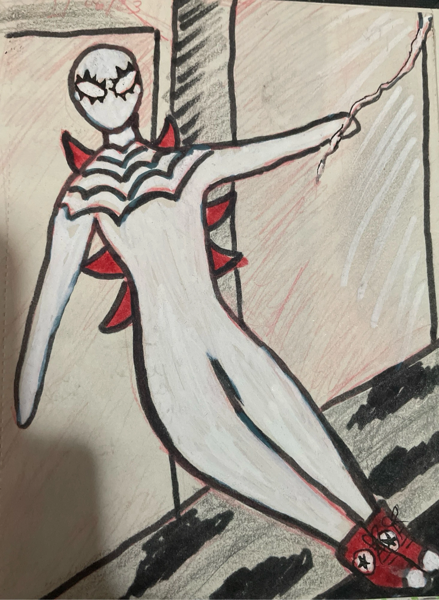 Spidersona- Spider Spike character artwork