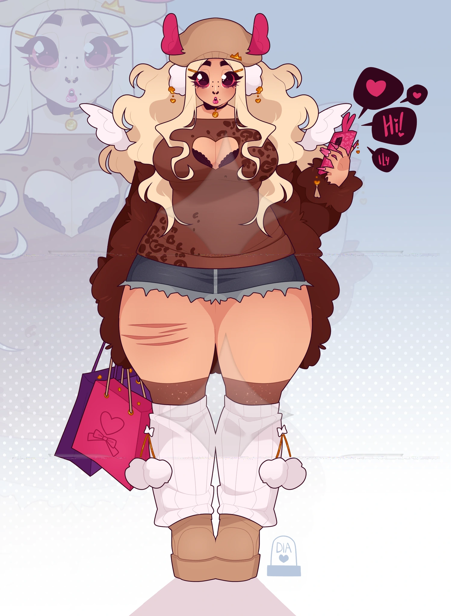 CarCrashGirl (Chiara) character artwork