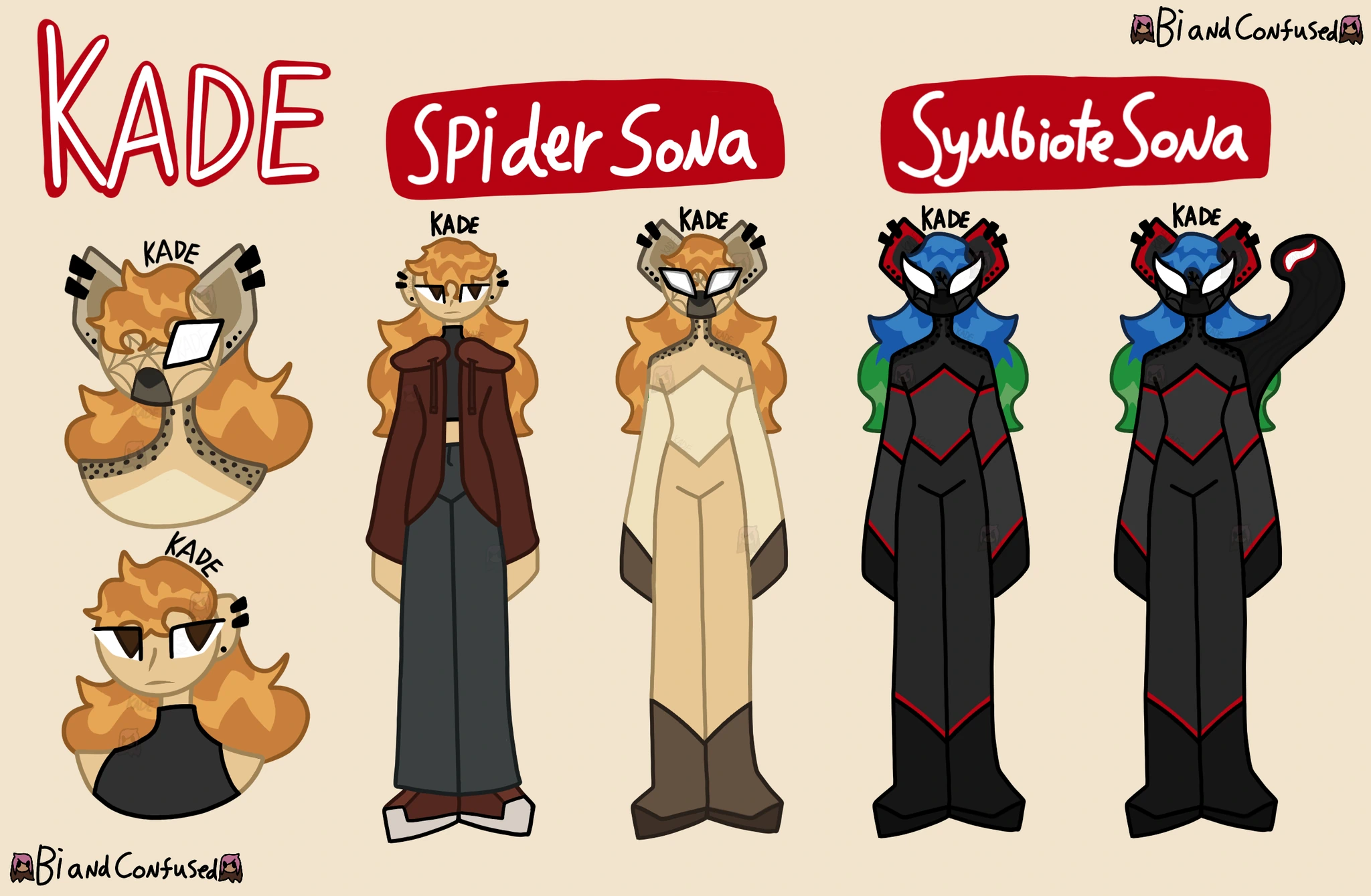 Kade: Spotted Spider character artwork