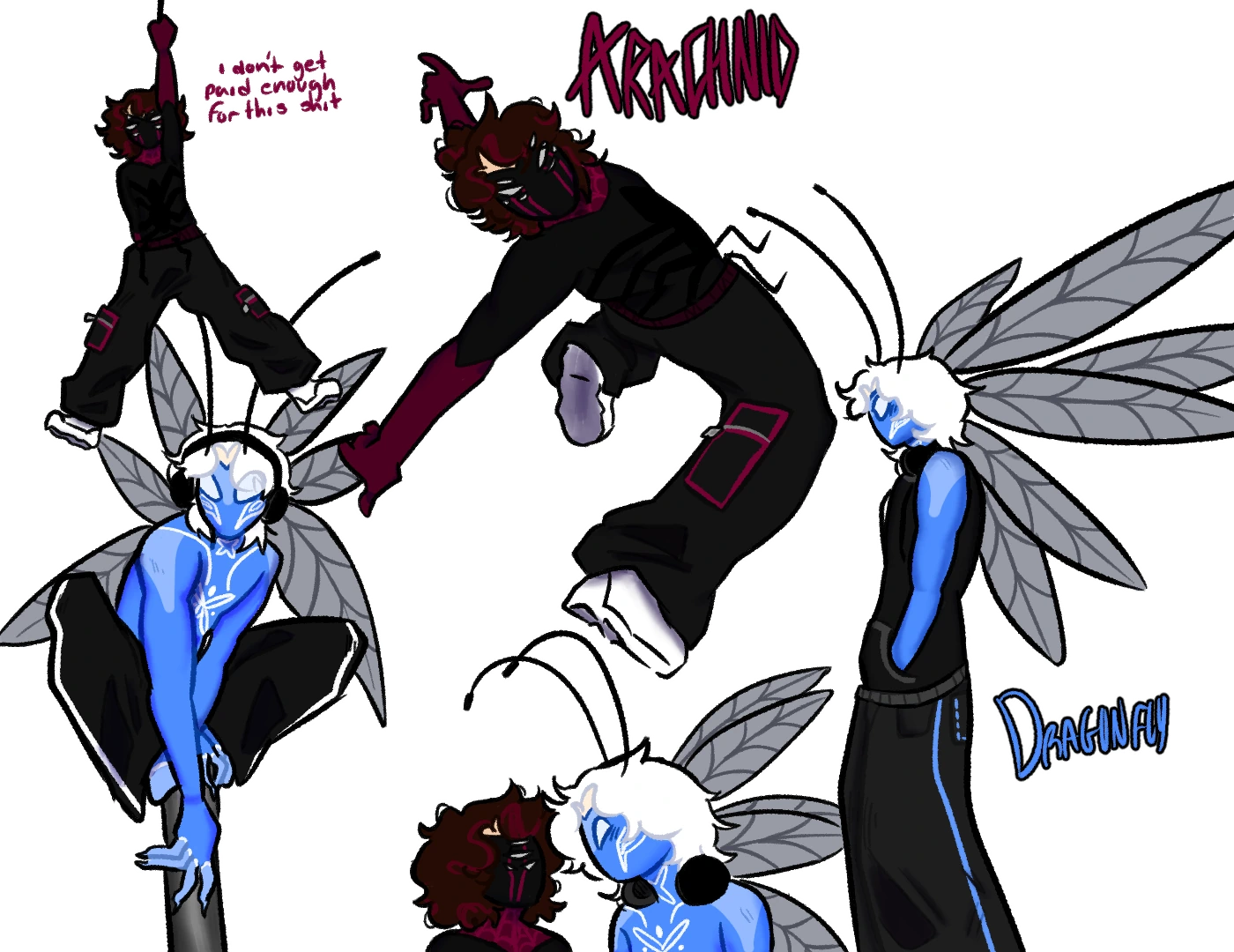 Spidersonas character artwork