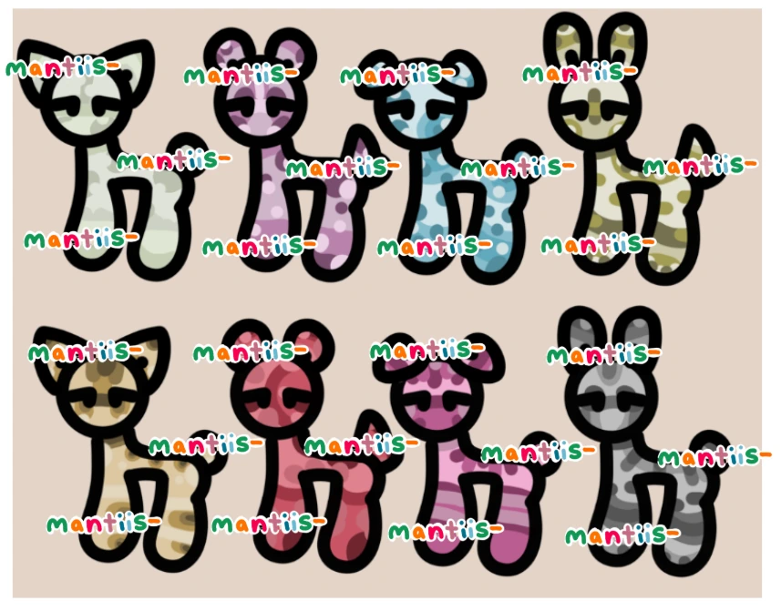 Gachapon >:D character artwork