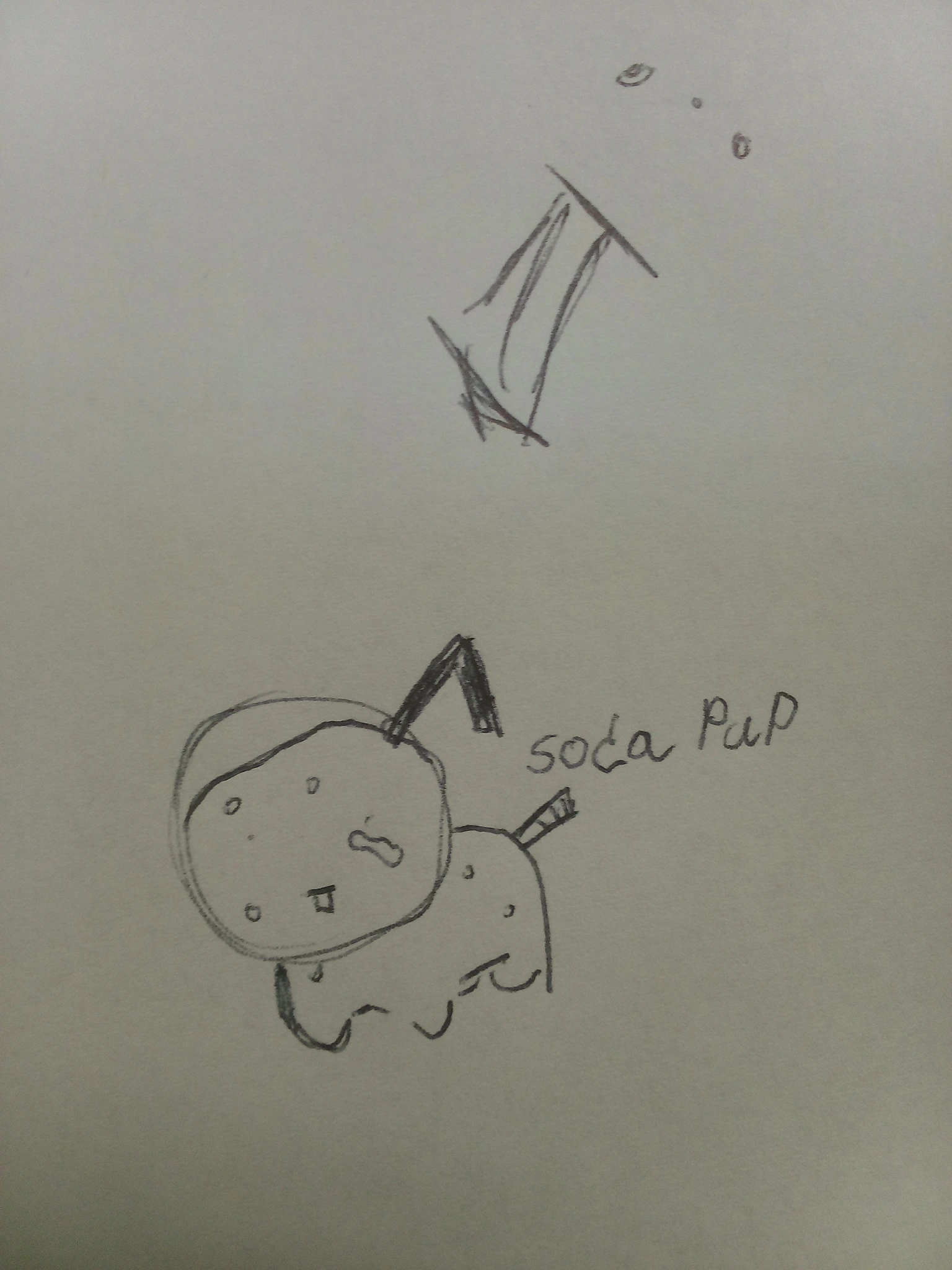 Soda pup character artwork
