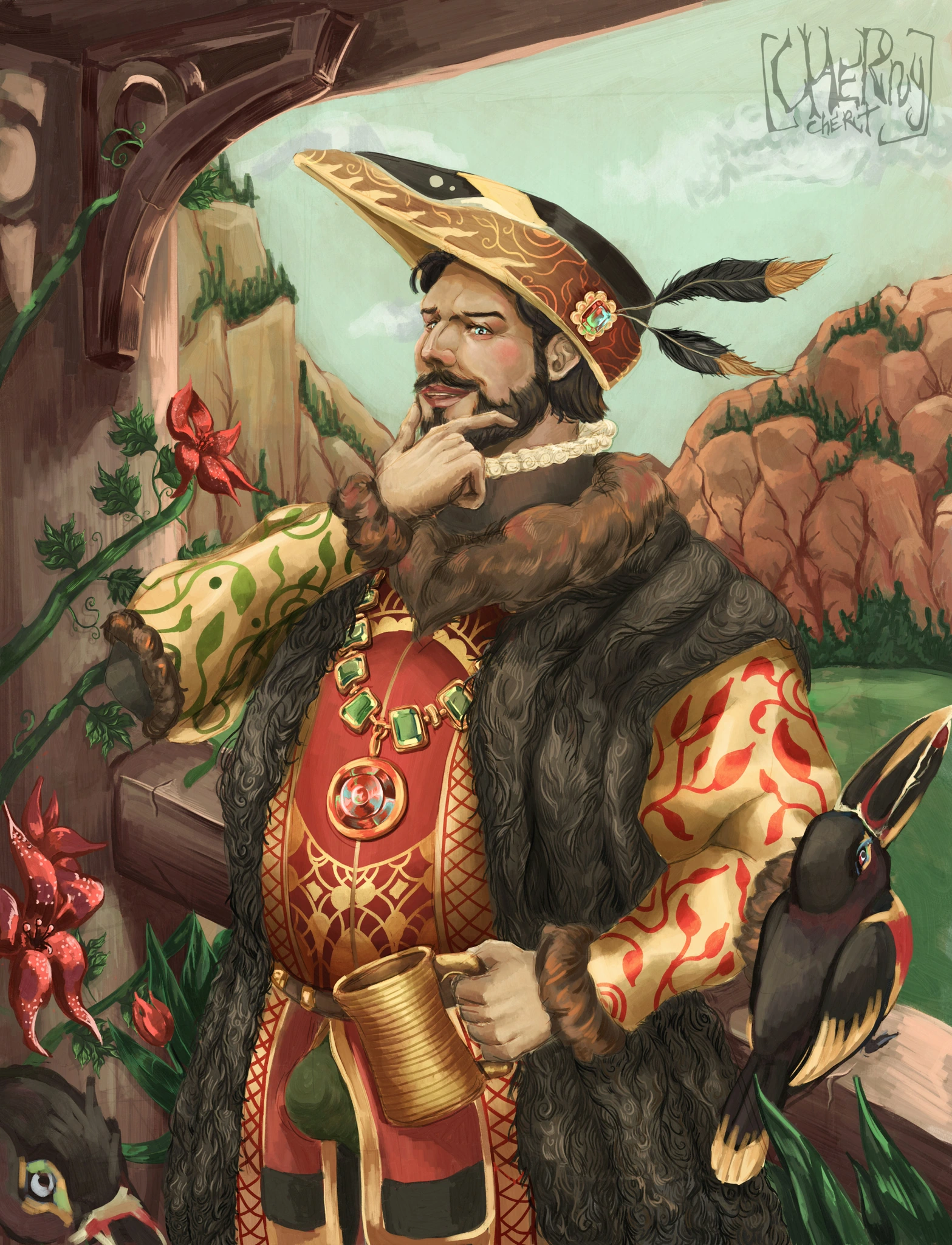 Events-challenges character artwork