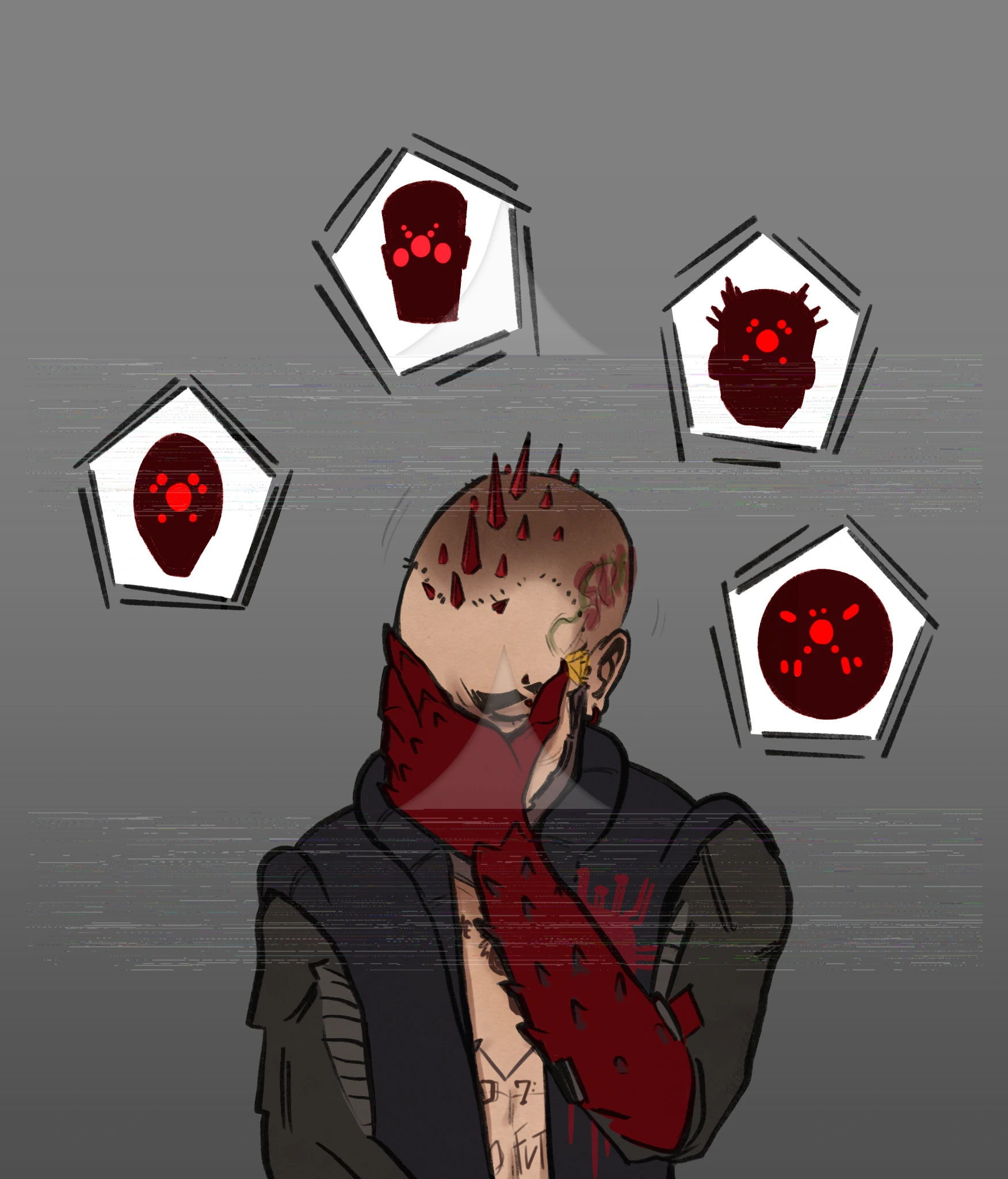Kelly (Cyberpunk V) character artwork