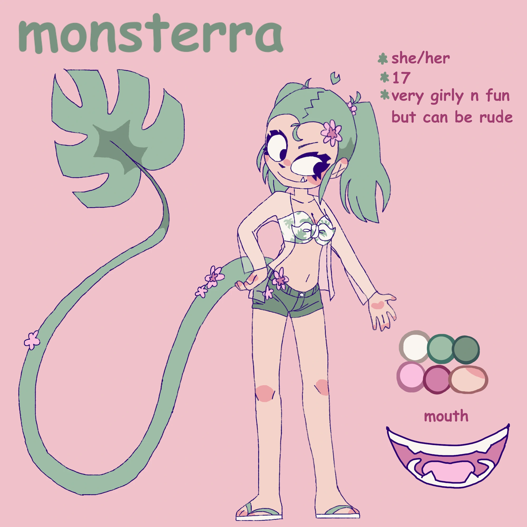 monsterra character artwork