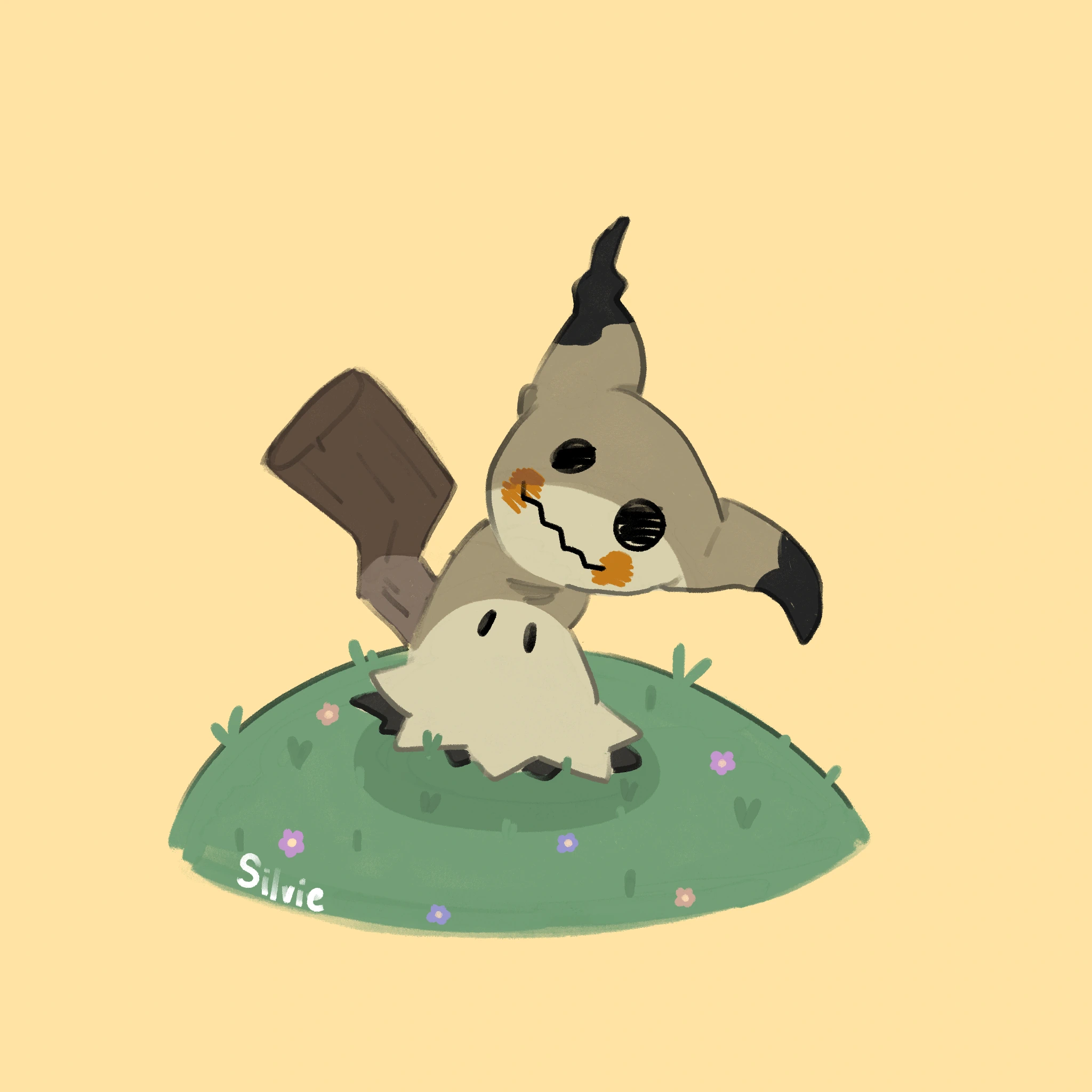 pokemon >:3 character artwork