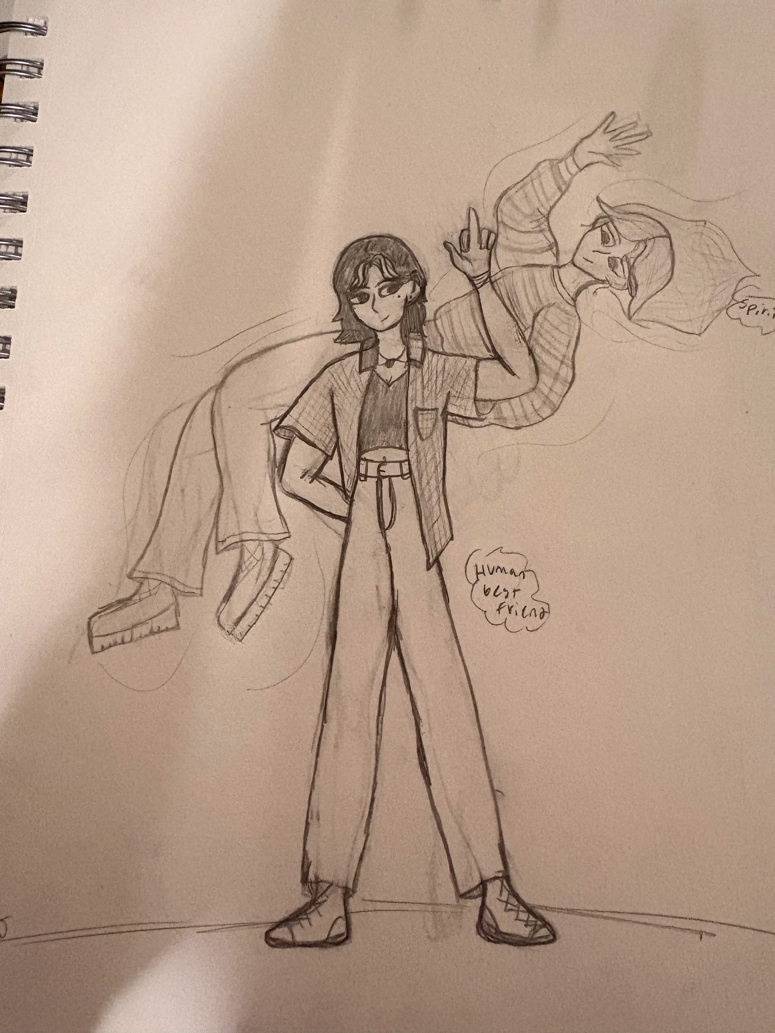 Traditional art character artwork