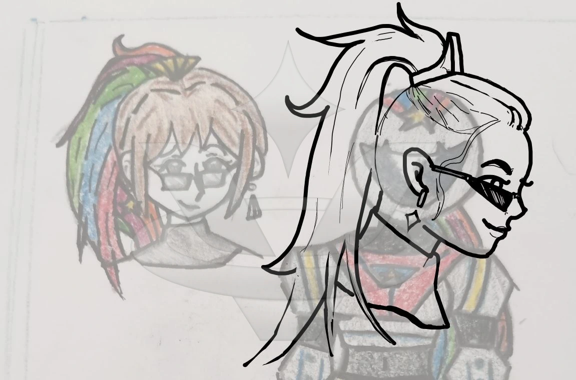 Superhero (WIP) character artwork