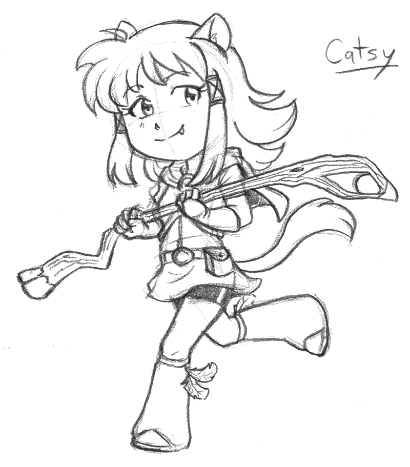 Catsy character artwork