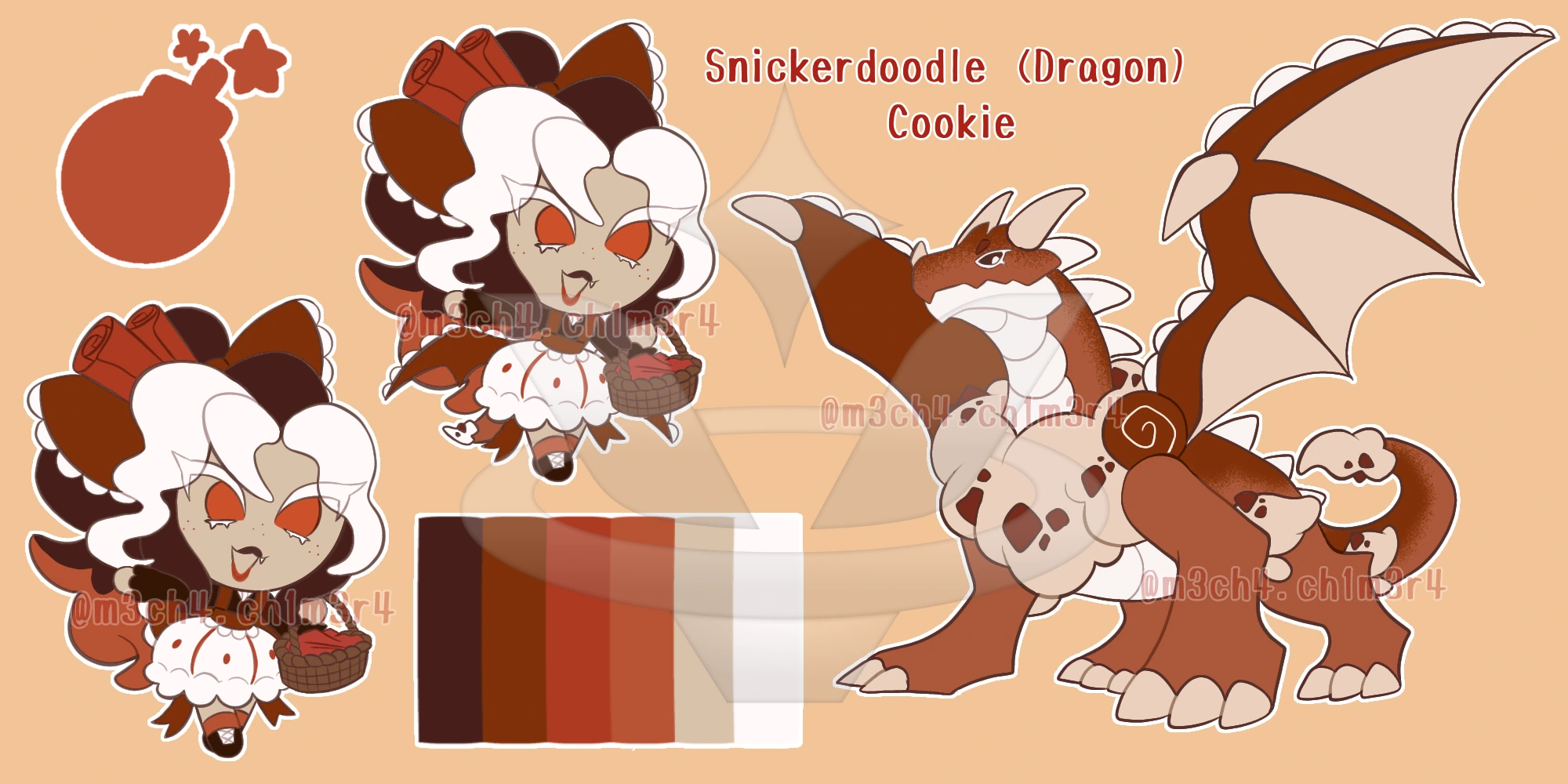 Snickerdoodle Cookie (CRK) character artwork