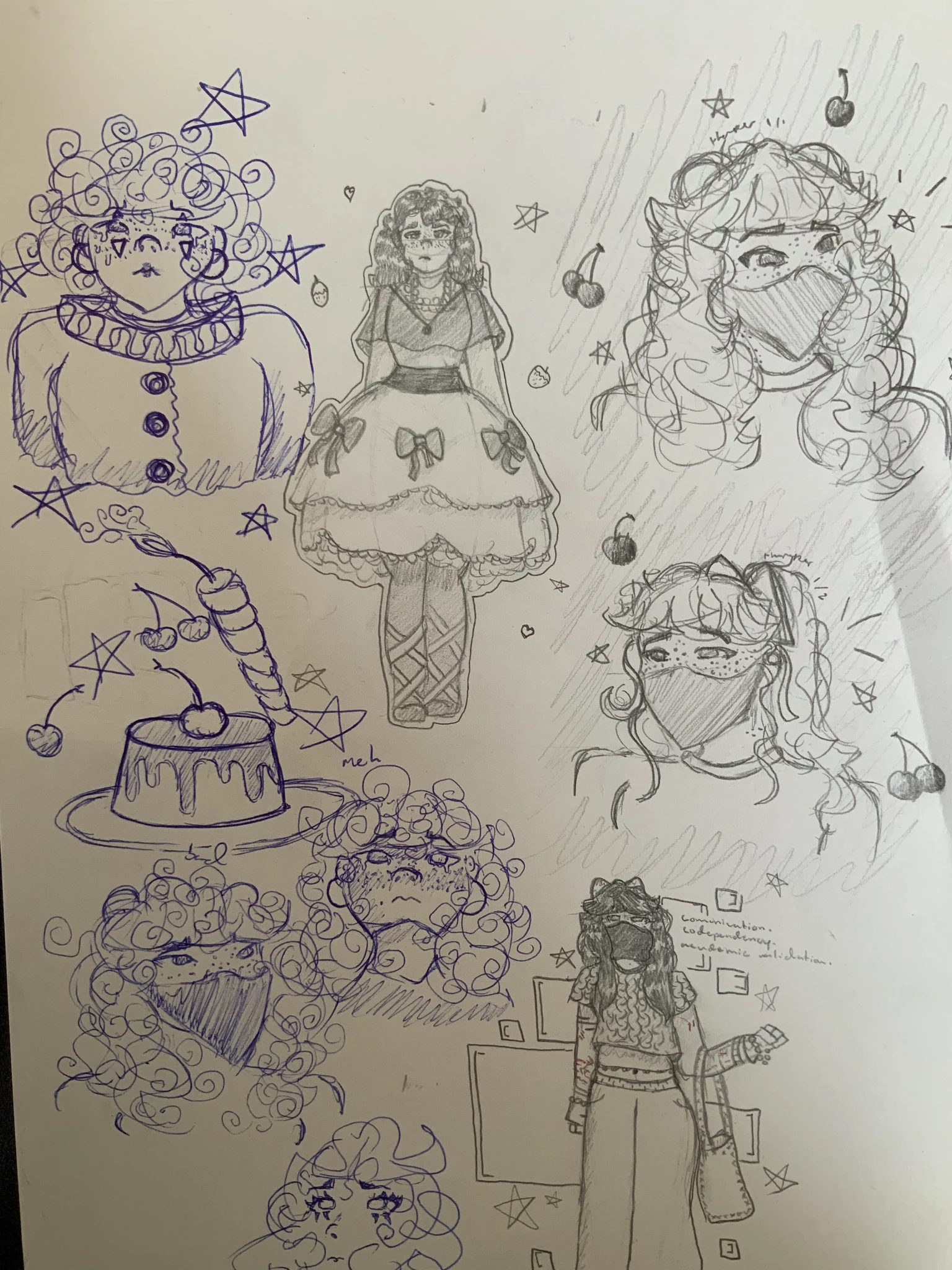 Random sketches from my sketchbook :D character artwork
