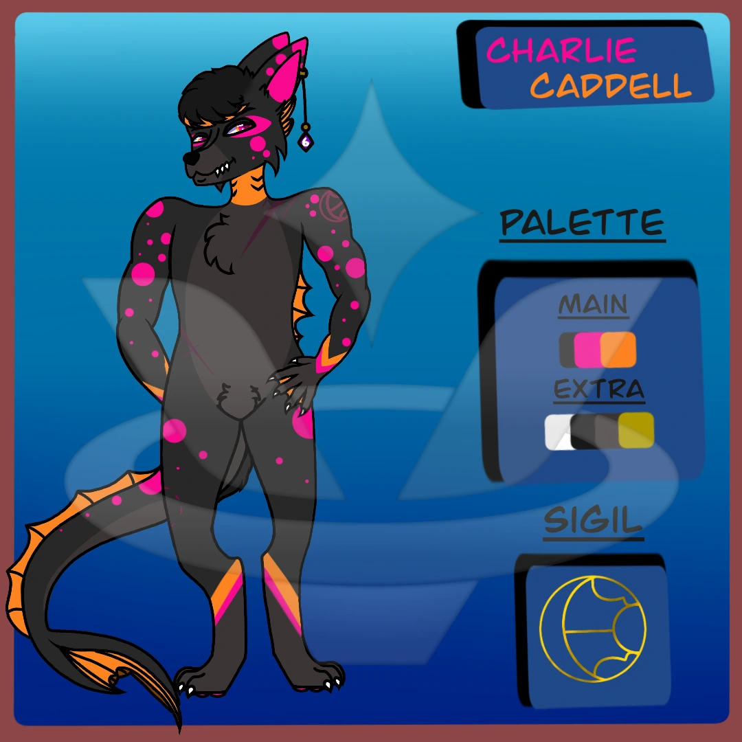Charlie Caddell character artwork
