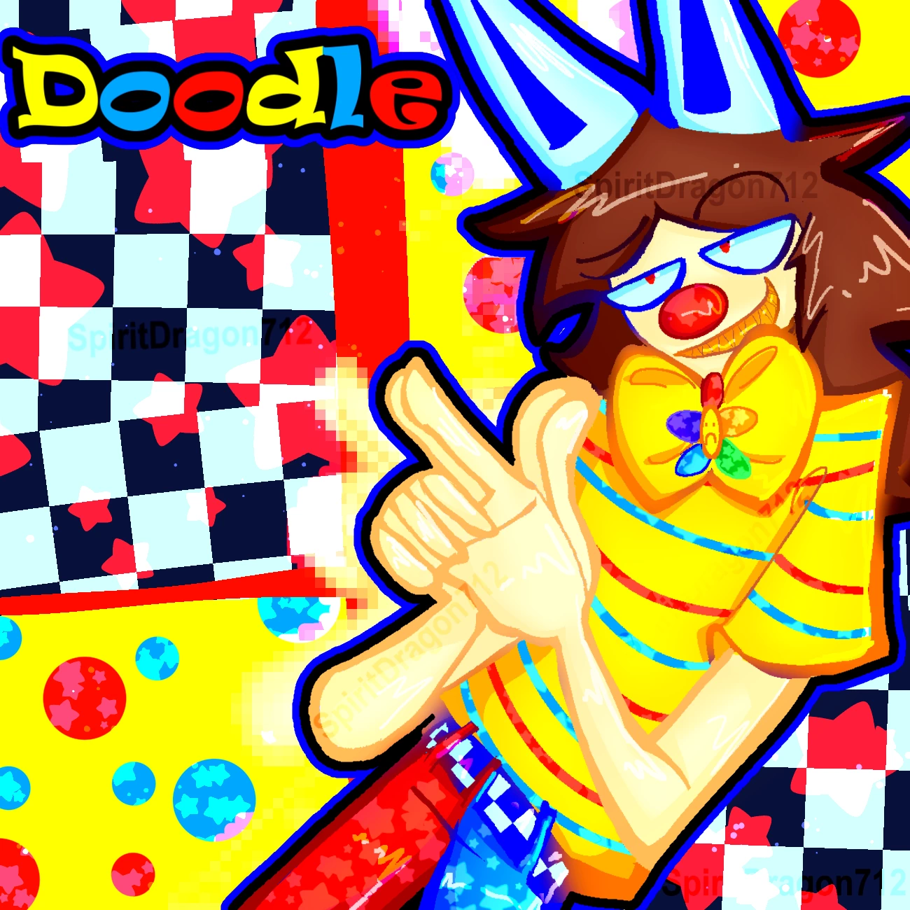 🤡🌈Doodle The Clown🌈🤡 character artwork