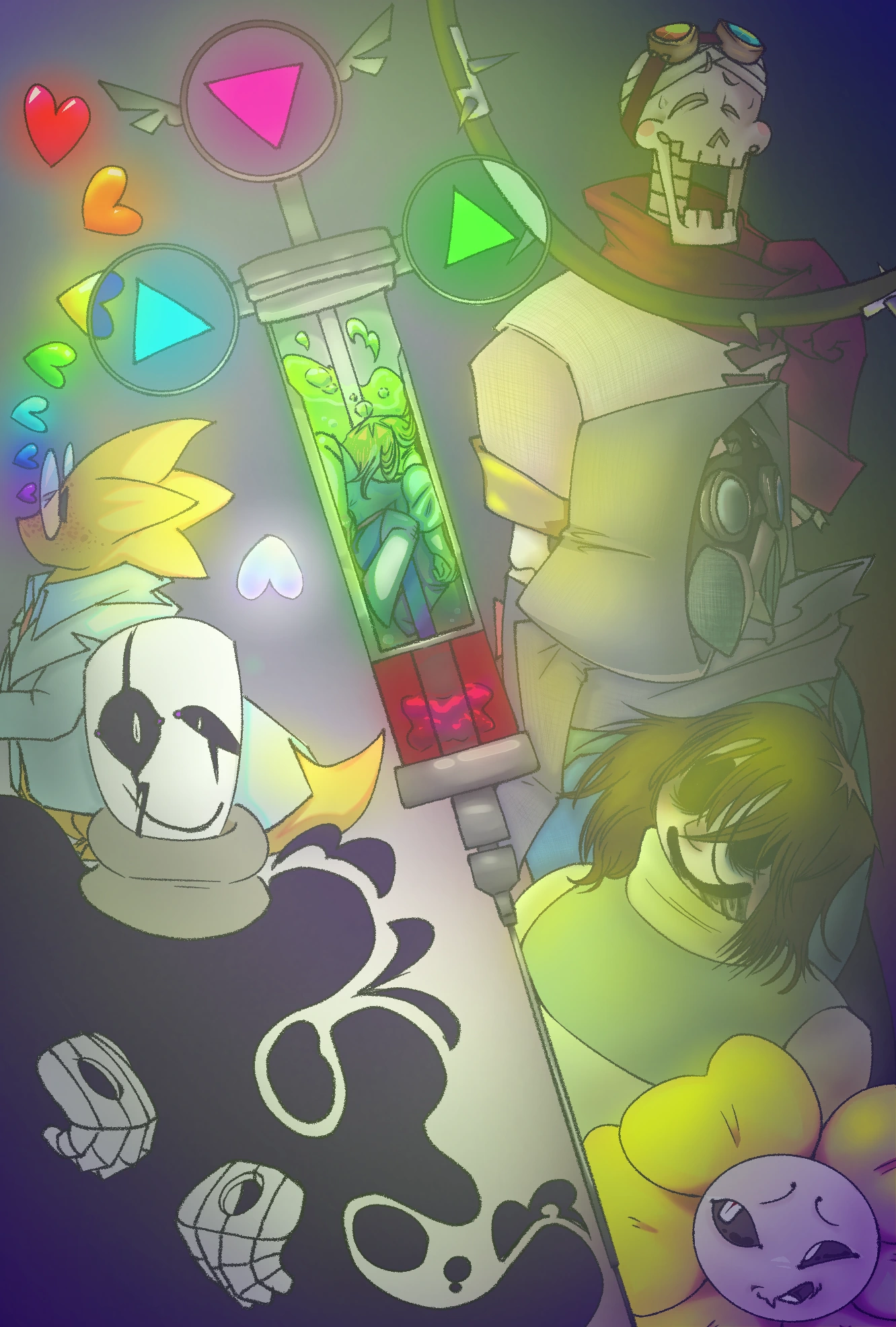 DystopianTale Cover character artwork