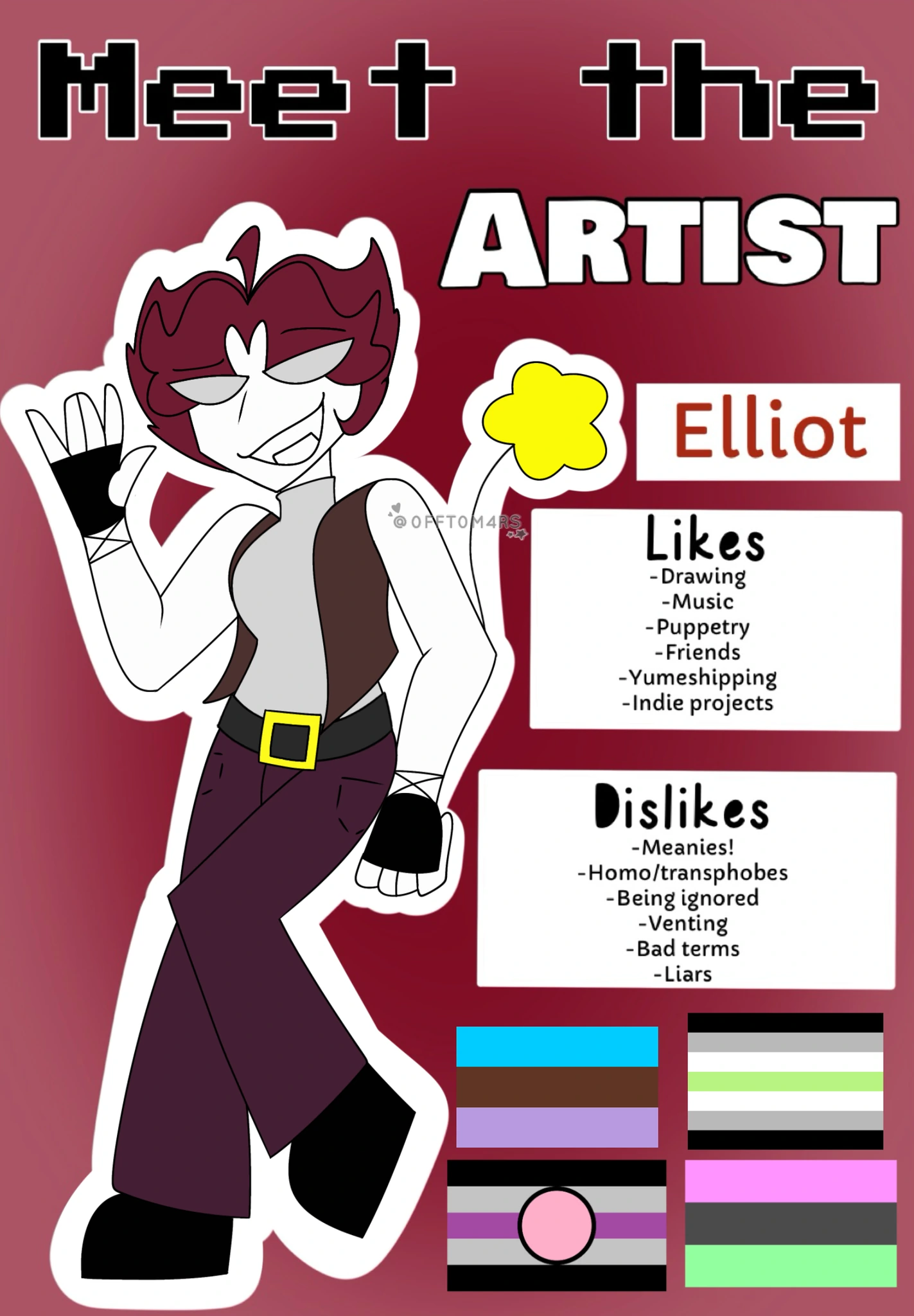 Elliot (persona/oc page!) character artwork