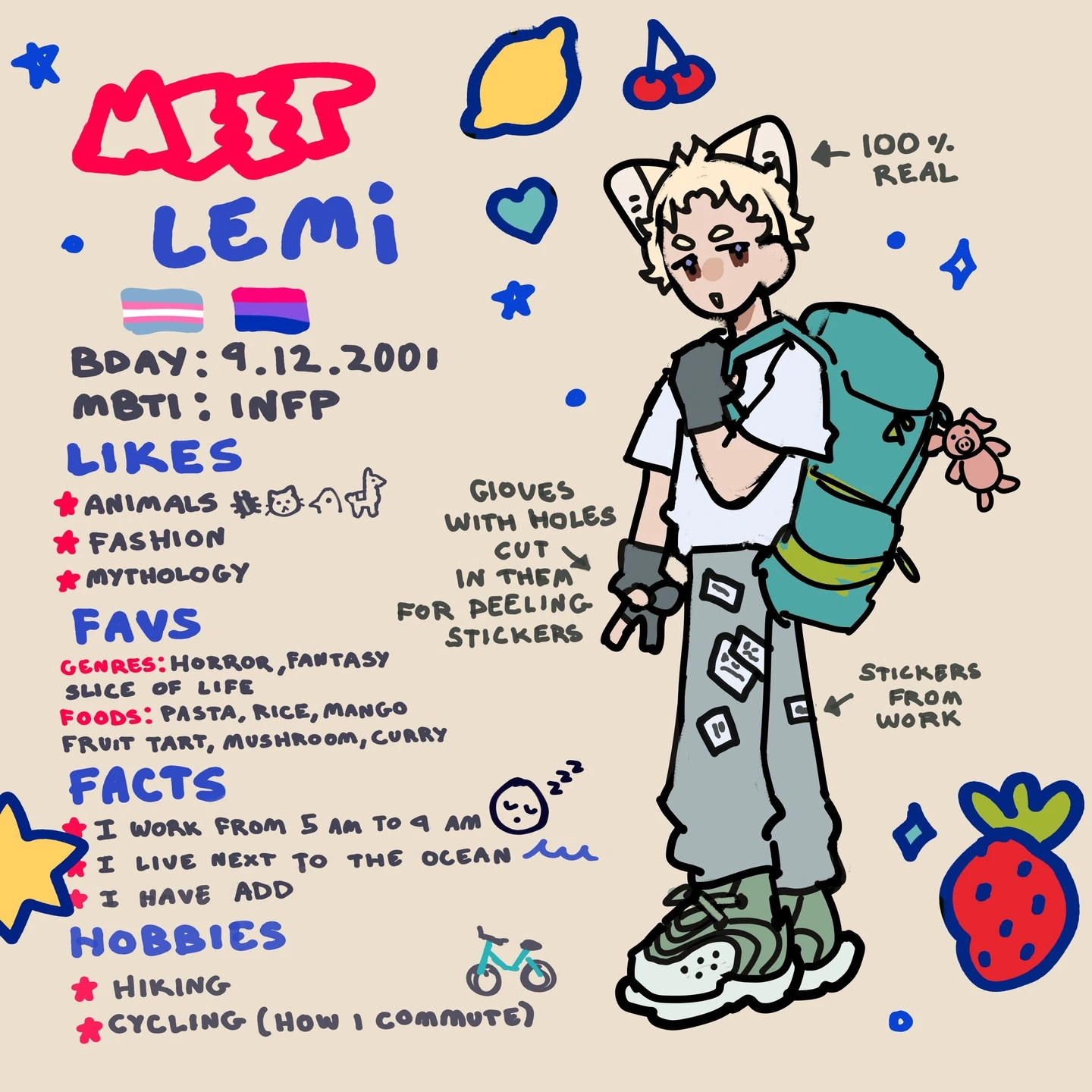 Lemi character artwork
