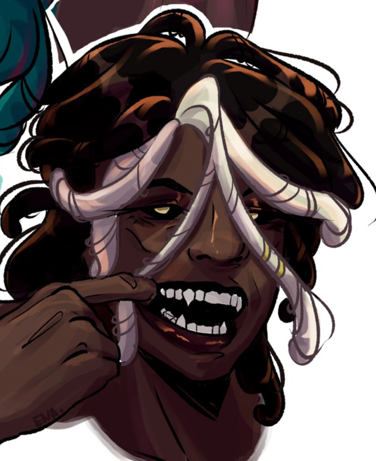 Asha Muhklo character artwork