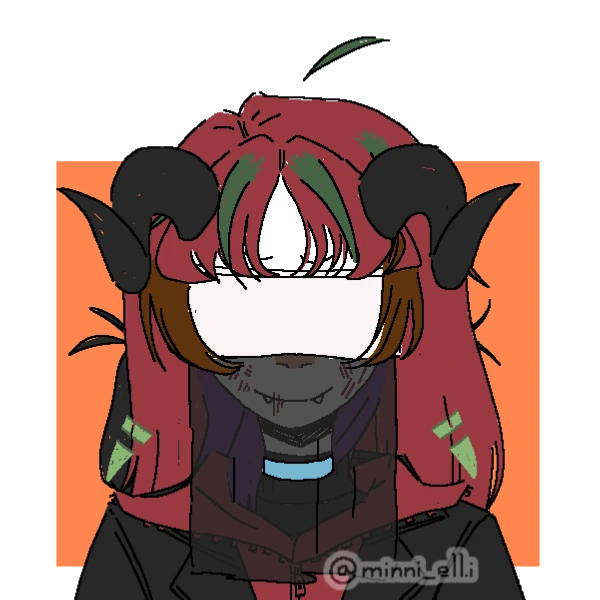 Demonized character artwork