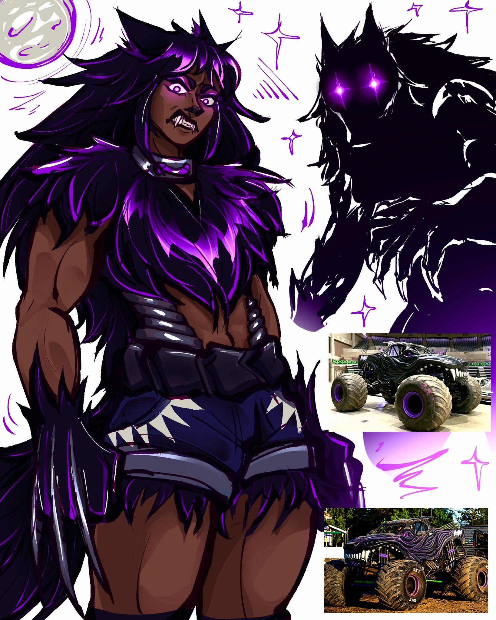 Werewolf character artwork