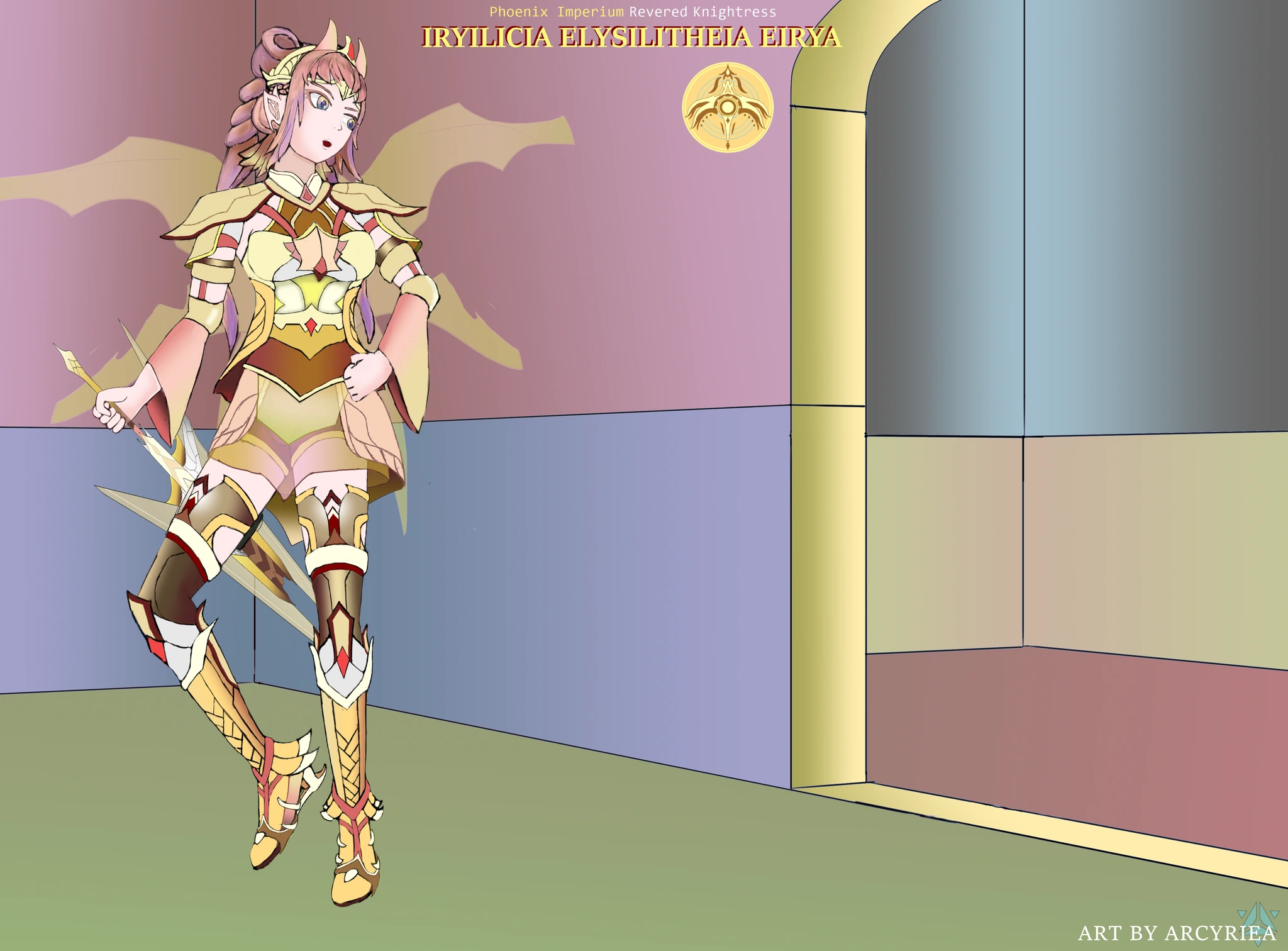 Iryilicia Elysilitheia Eirya character artwork