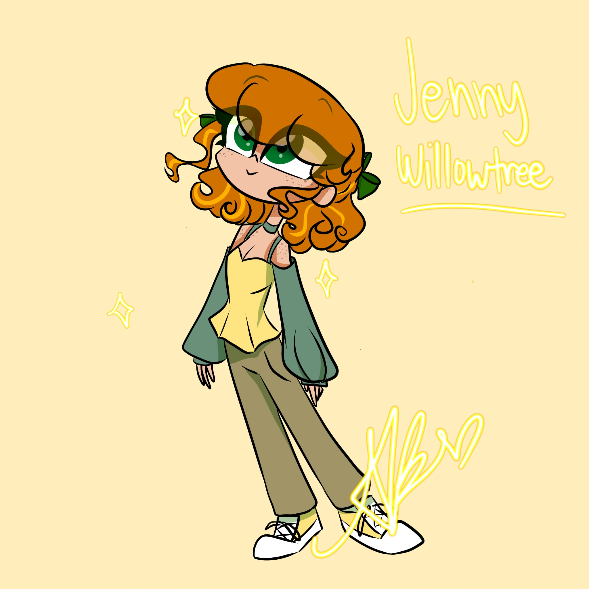 Jenny Willowtree (Eddsworld OC) character artwork