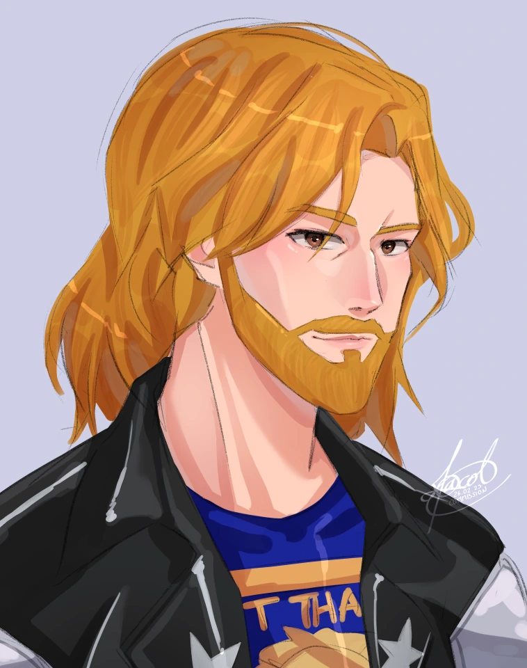 Gavin Amos character artwork