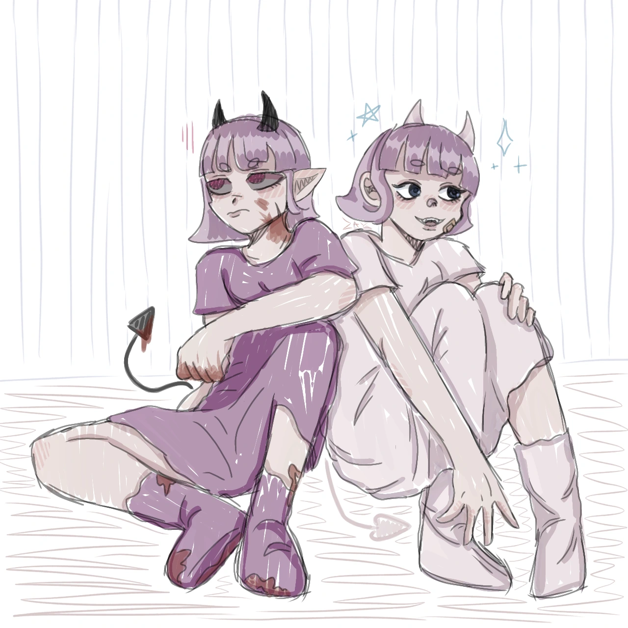 DemonGirl&VillainDemonGirlForm character artwork