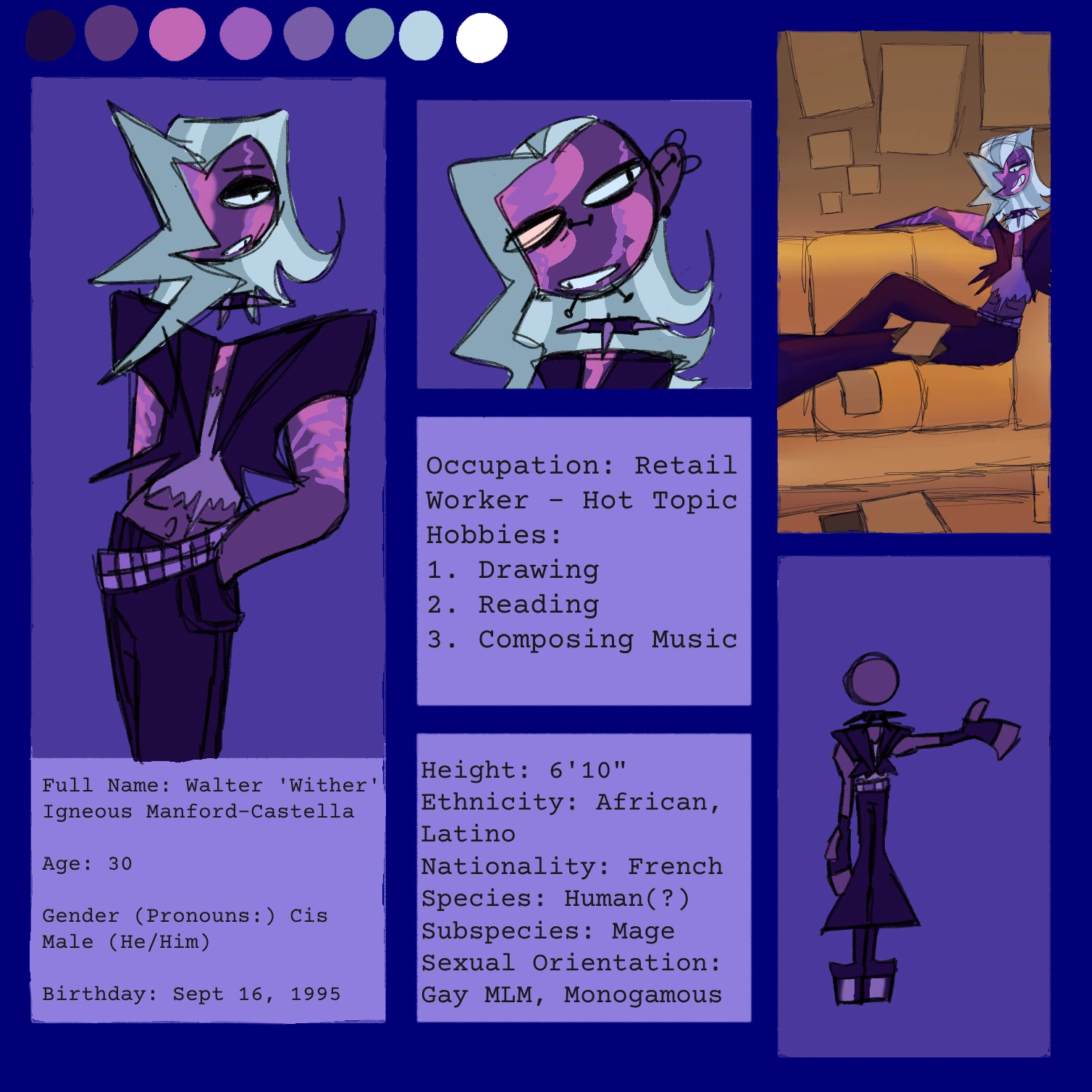Wither Castella character artwork