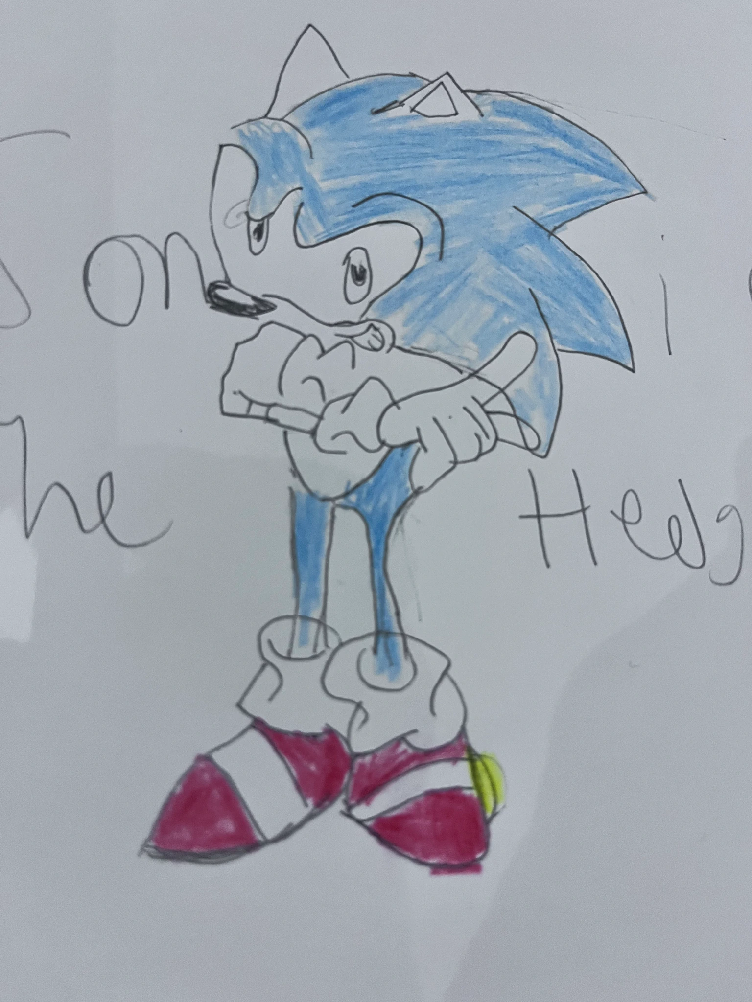 Sonic (Sonic x) character artwork