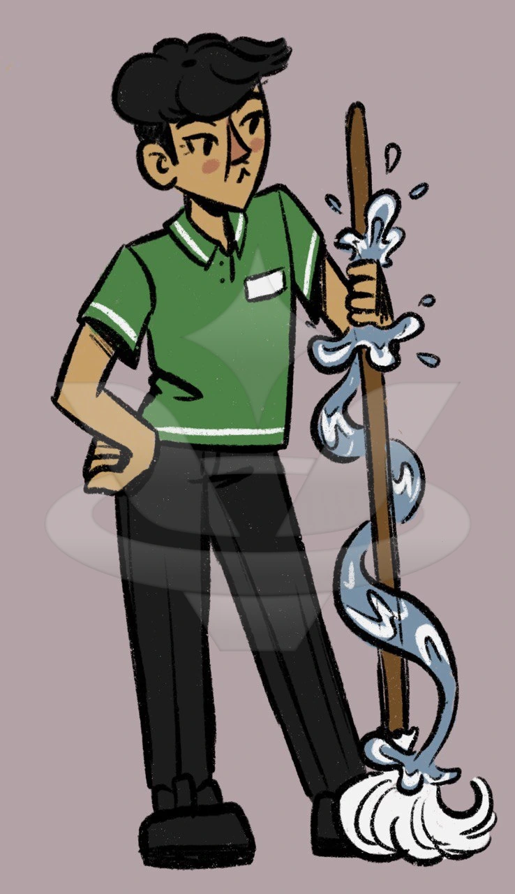 Hiroshi character artwork